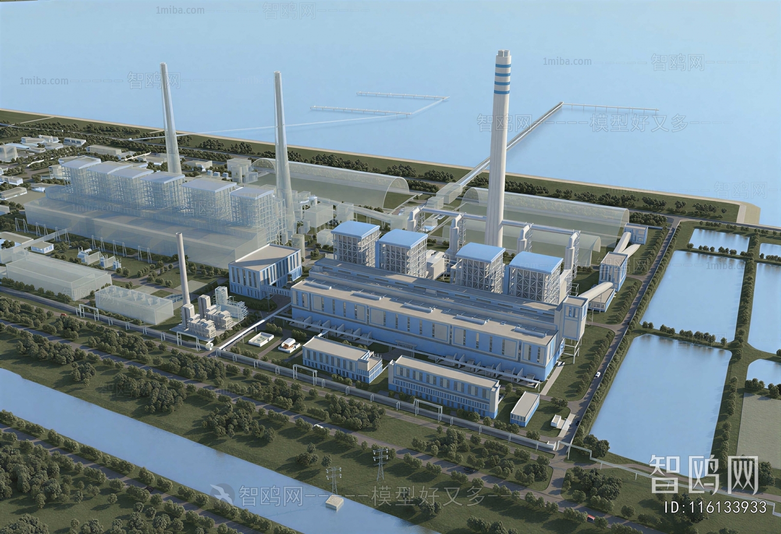 Modern Industrial Building