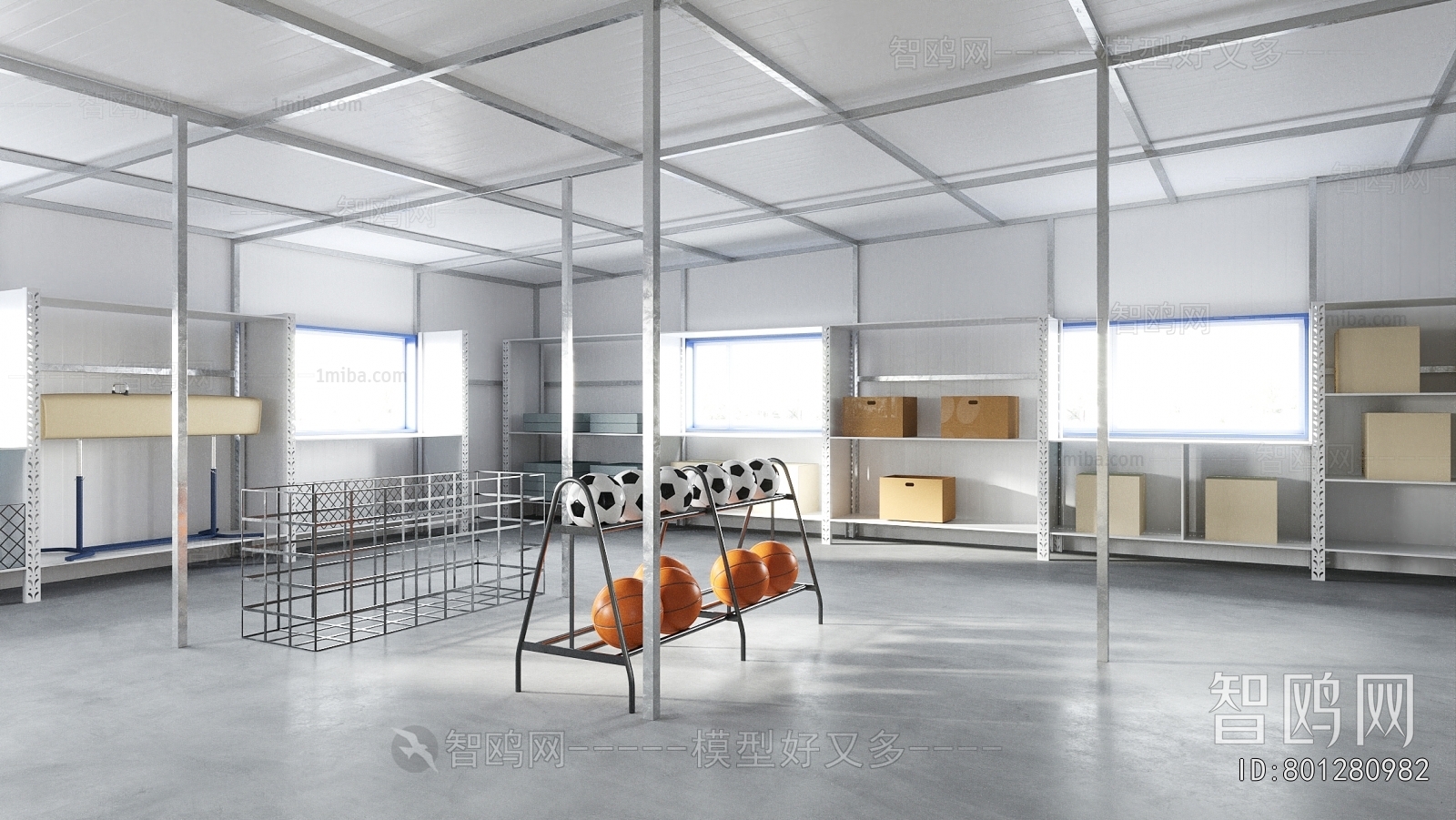 Modern Factory Floor/warehouse