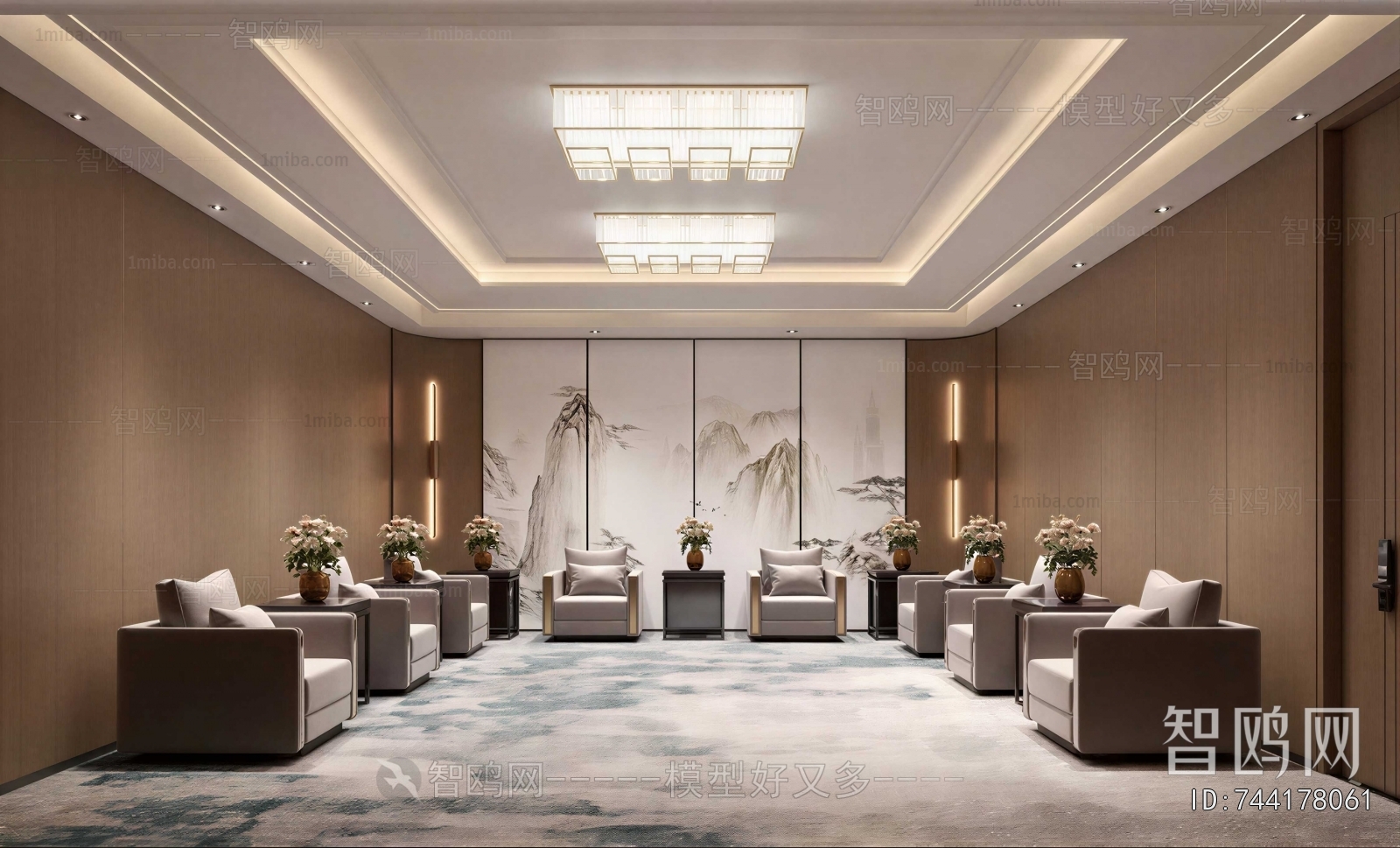 New Chinese Style Reception Room