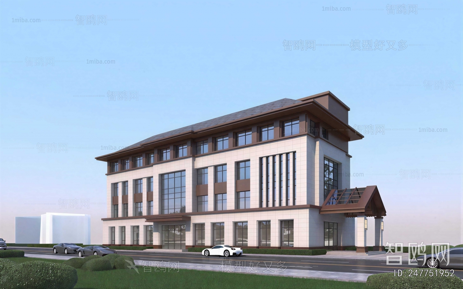 New Chinese Style Public Building
