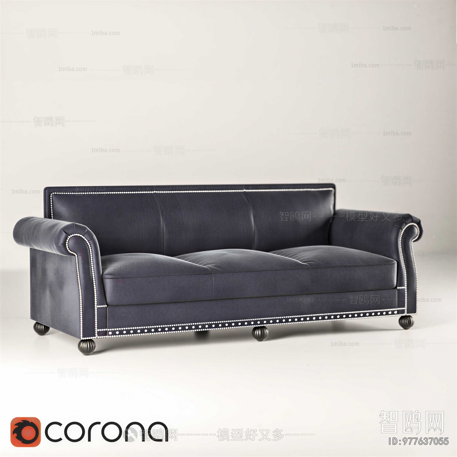 American Style Three-seat Sofa