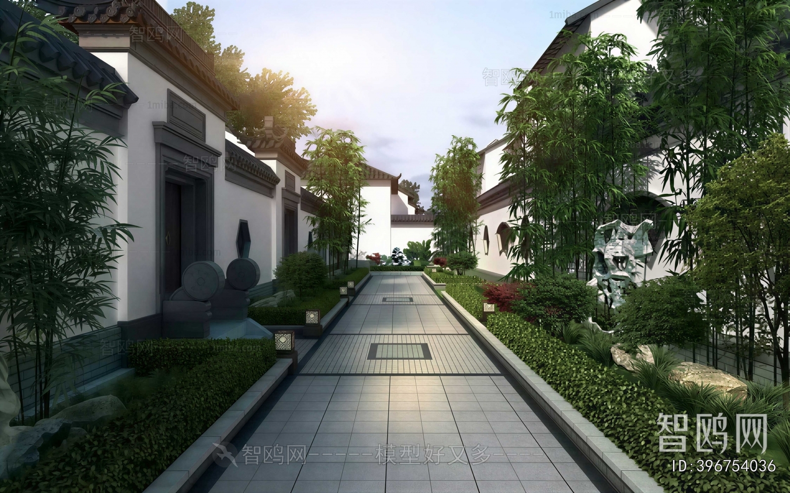 Chinese Style Courtyard/landscape