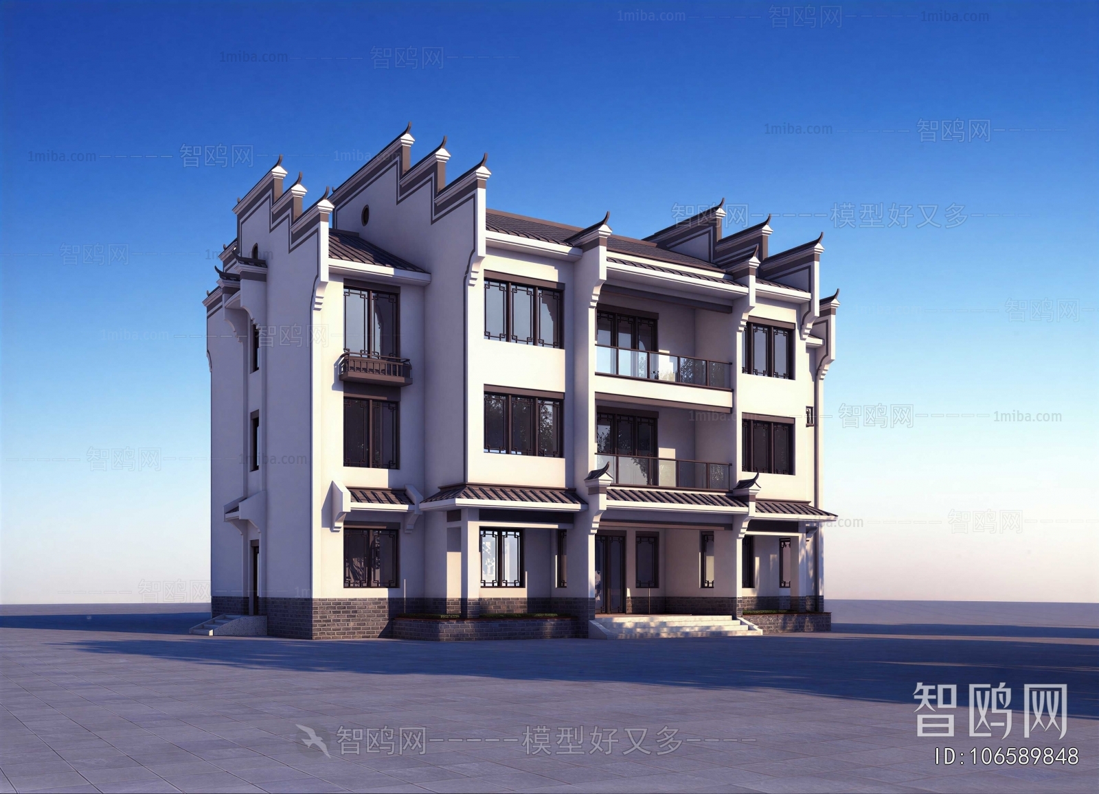 New Chinese Style Detached Villa