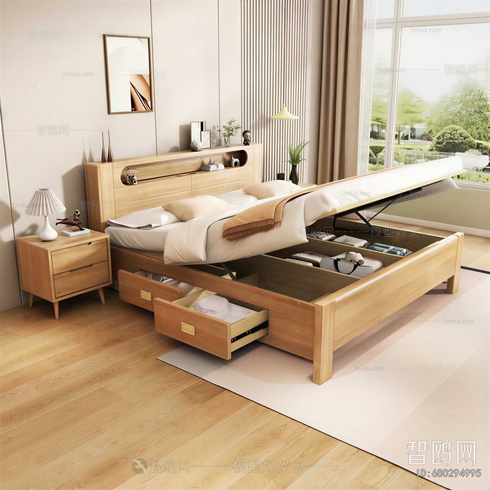 Modern Double Bed
