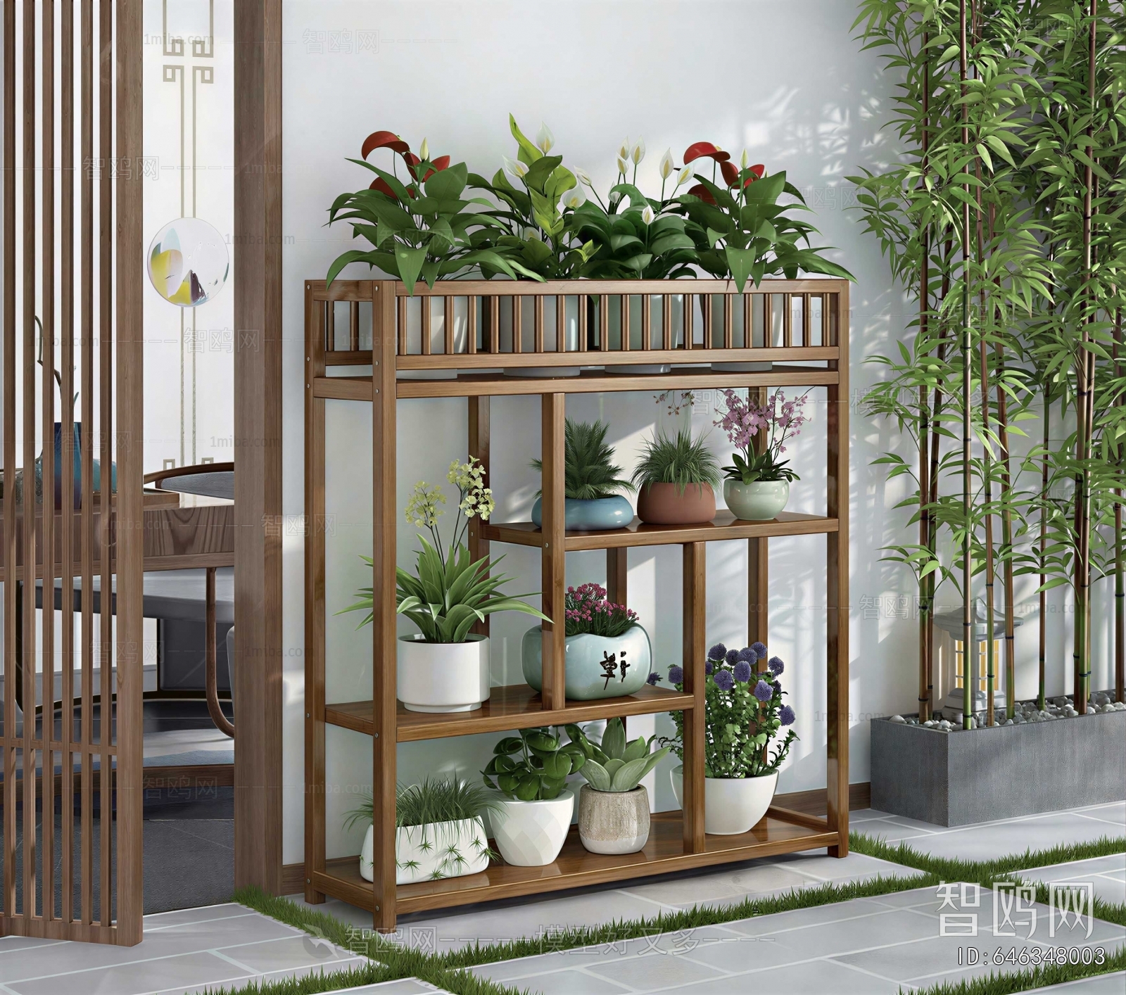 Modern Flower Rack