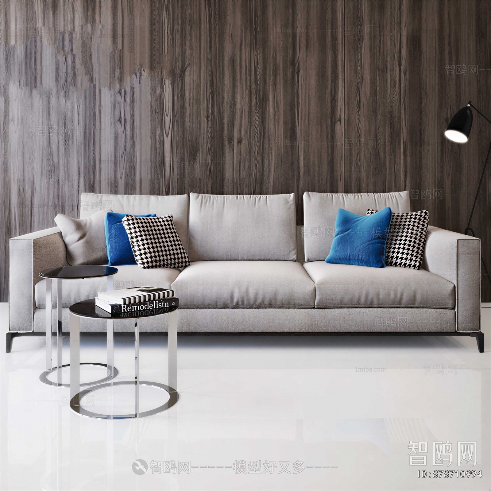 Modern Three-seat Sofa