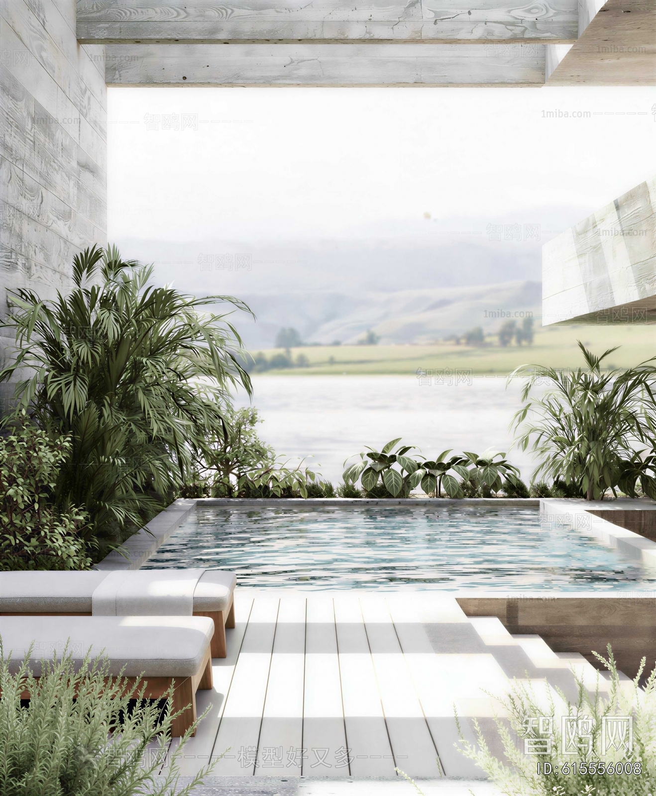 Modern Courtyard/landscape