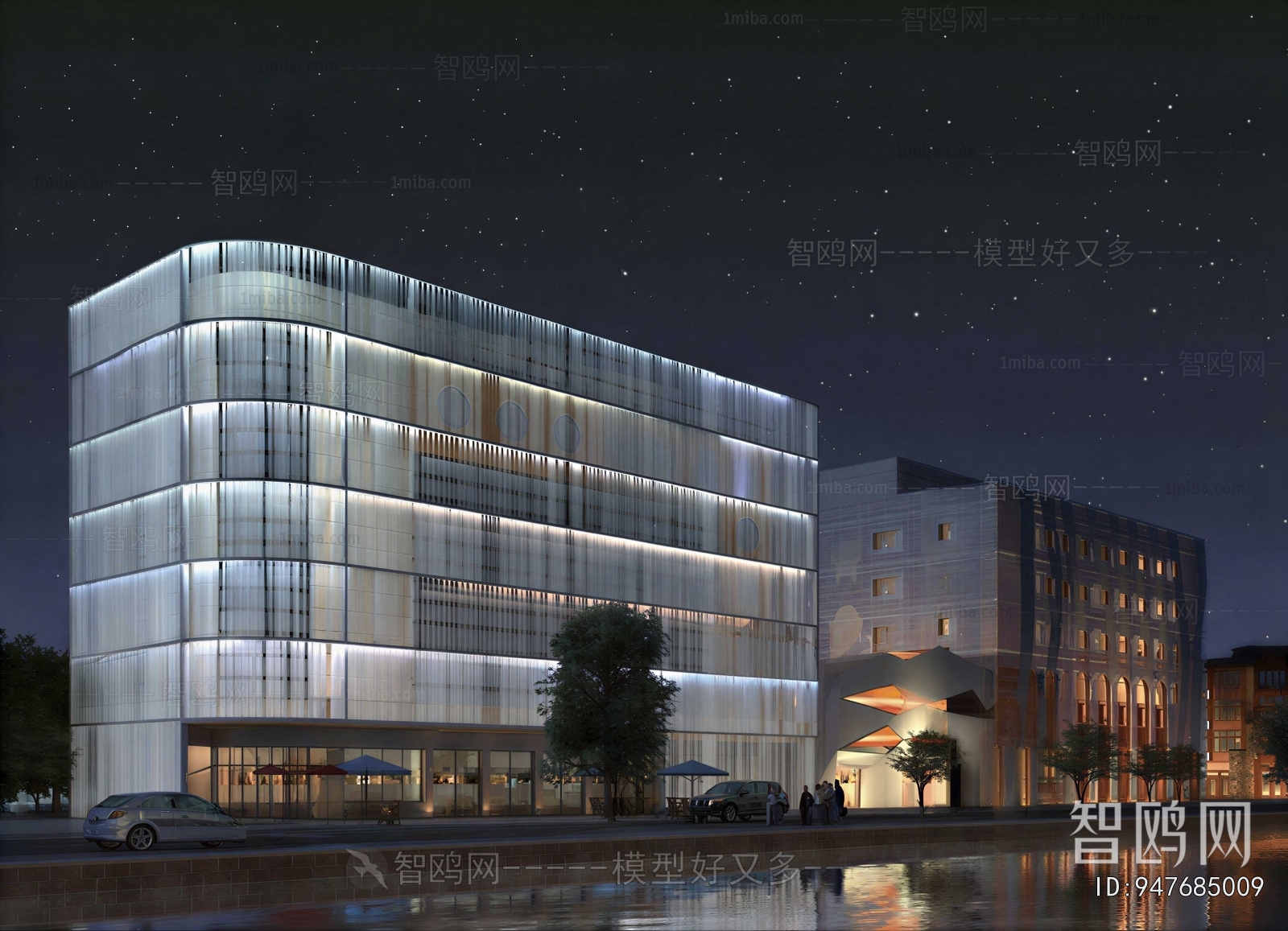 Modern Appearance Of Commercial Building