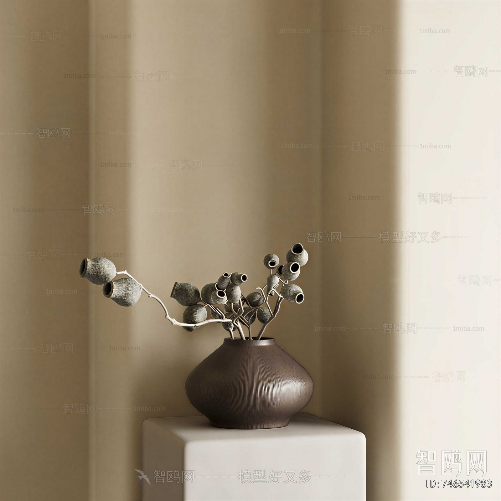 Wabi-sabi Style Flower Arrangement