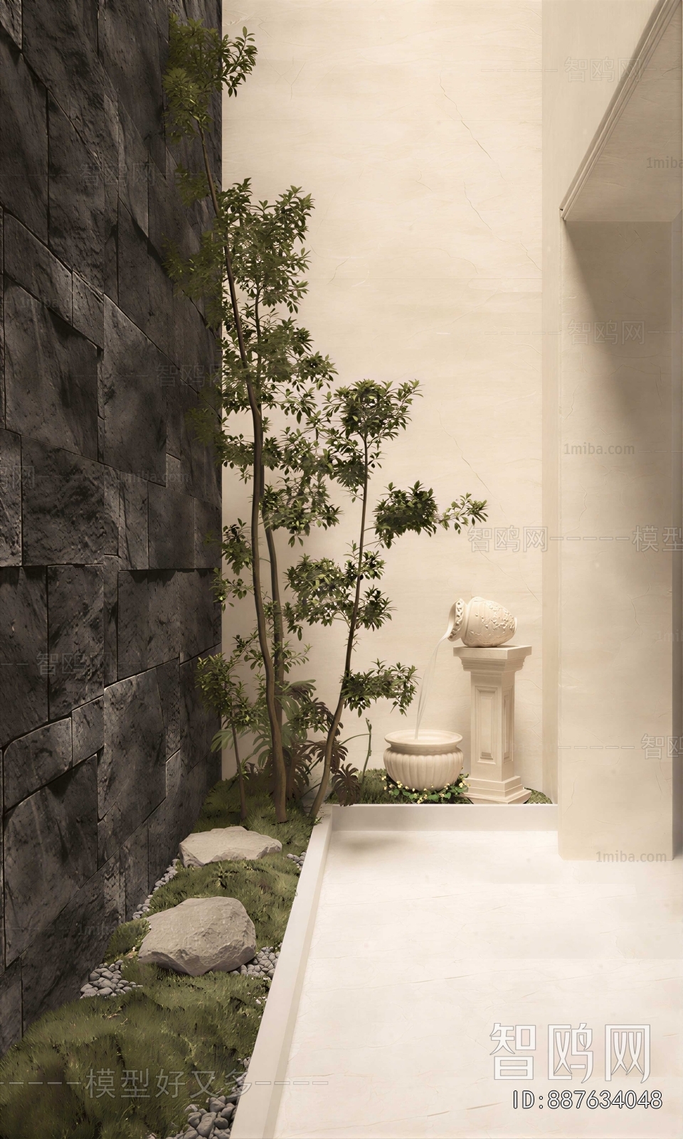 New Chinese Style Plant Landscaping