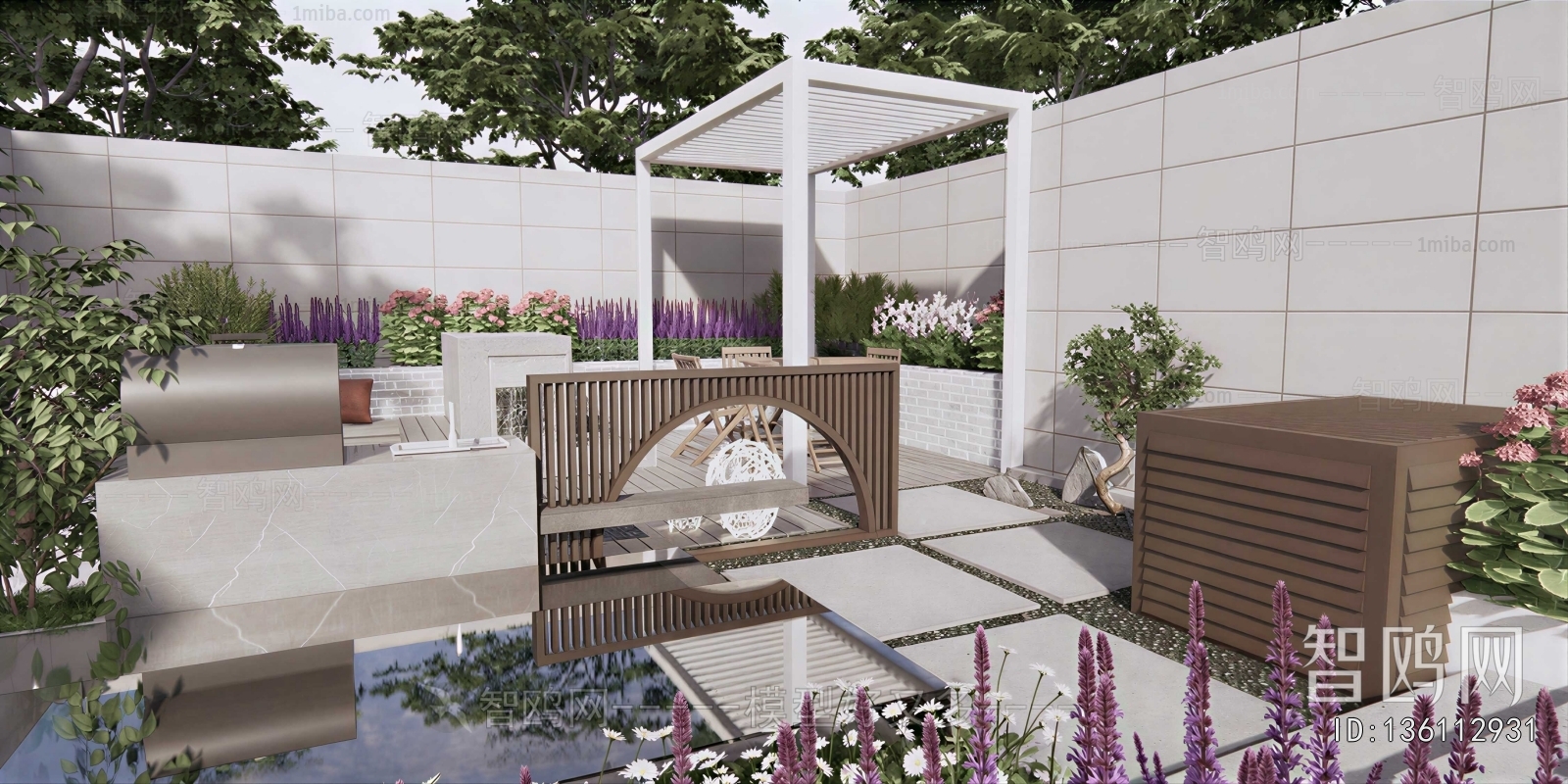 Modern Courtyard/landscape