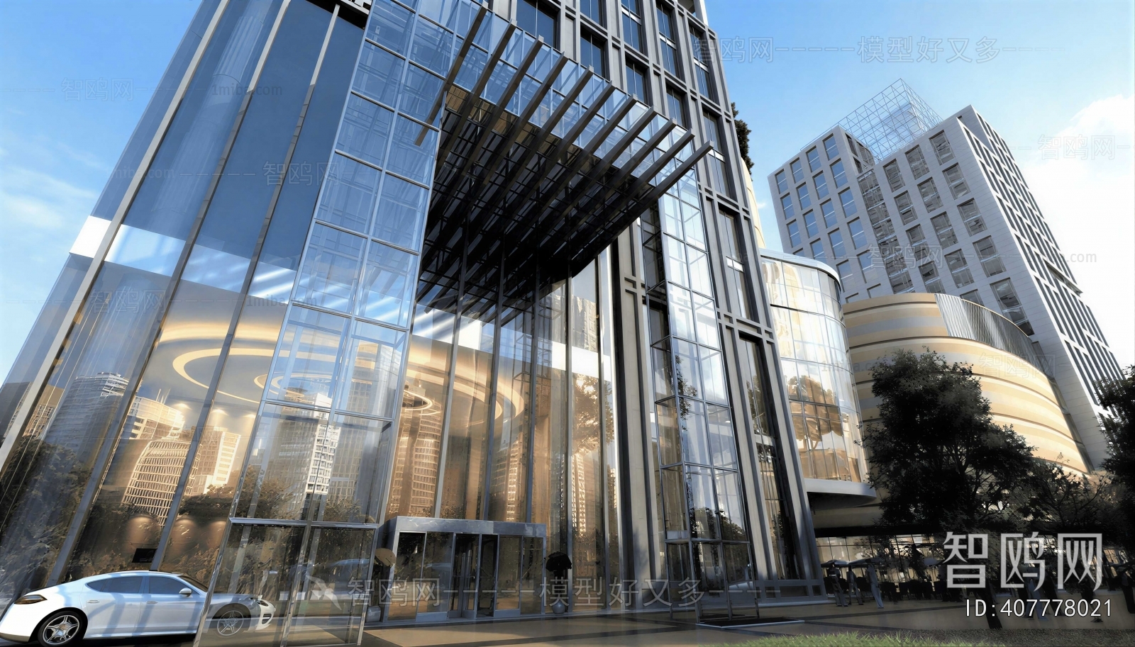 Modern Appearance Of Commercial Building