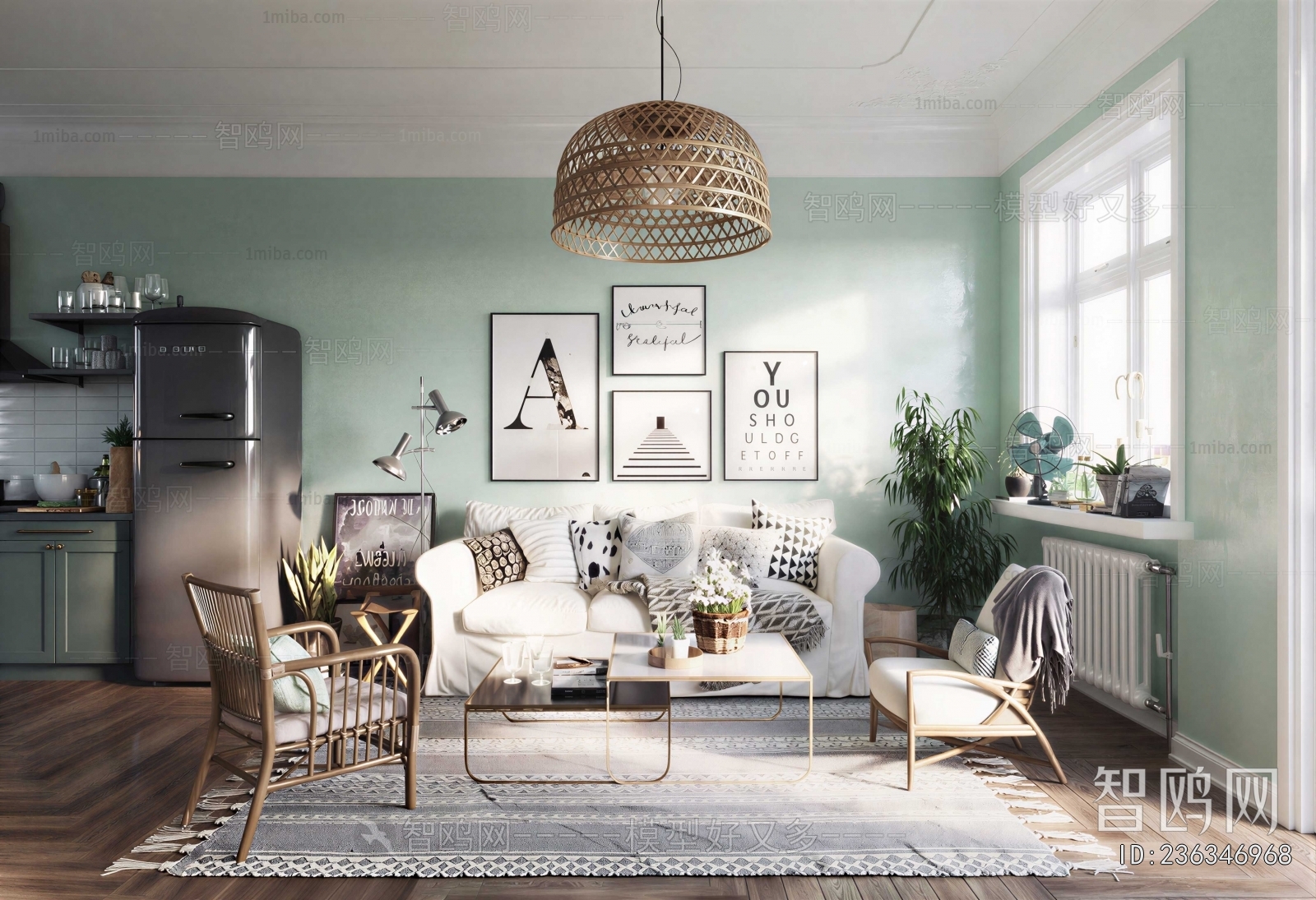 Nordic Style A Living Room