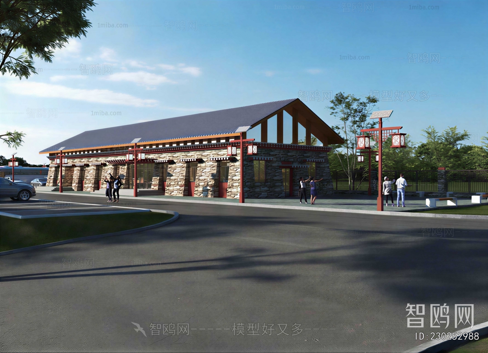 New Chinese Style Public Building