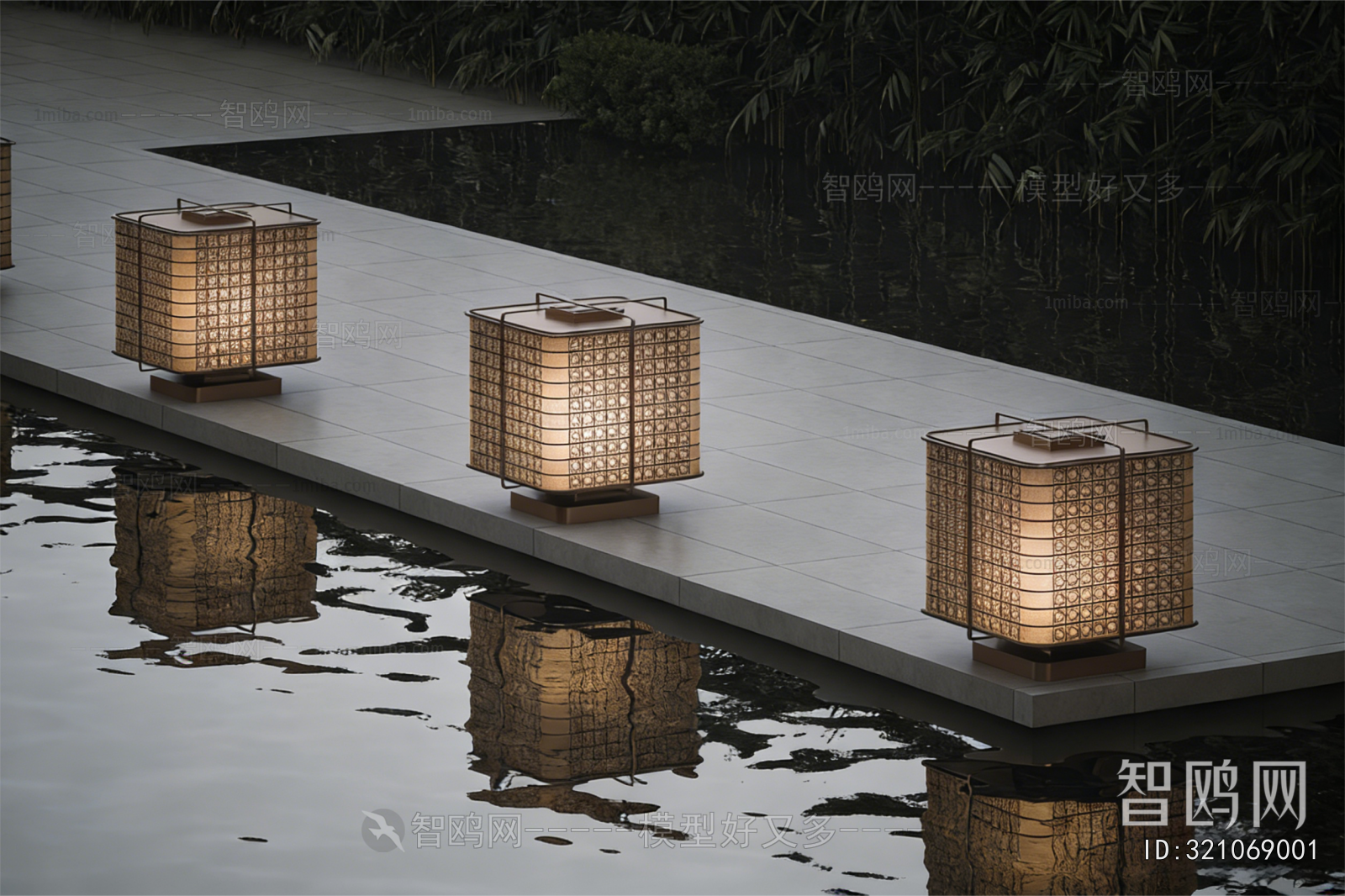 New Chinese Style Outdoor Light