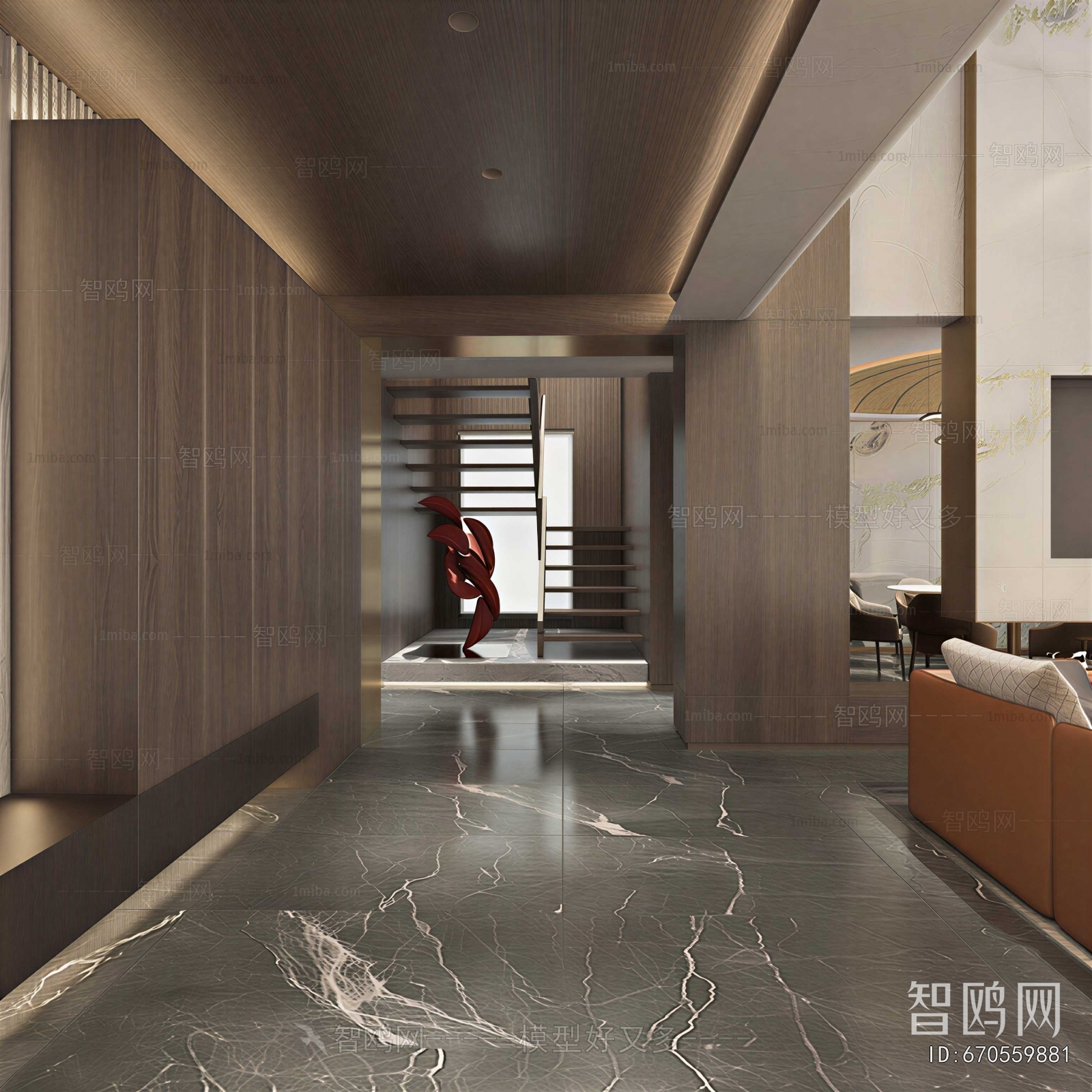 Modern Hallway