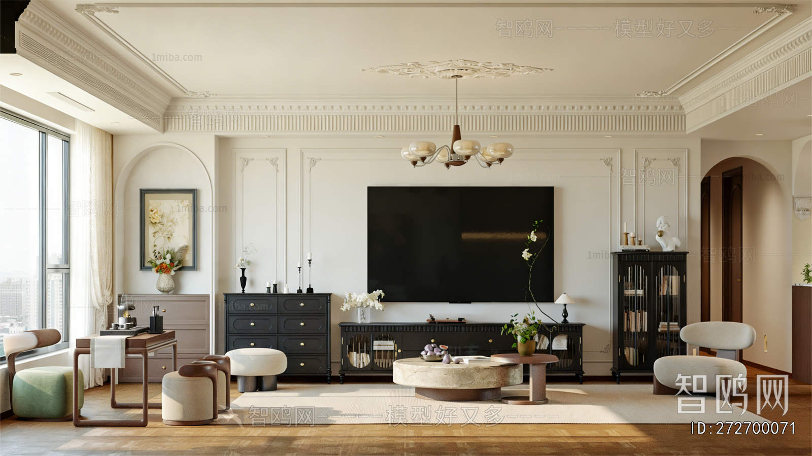 American Style A Living Room