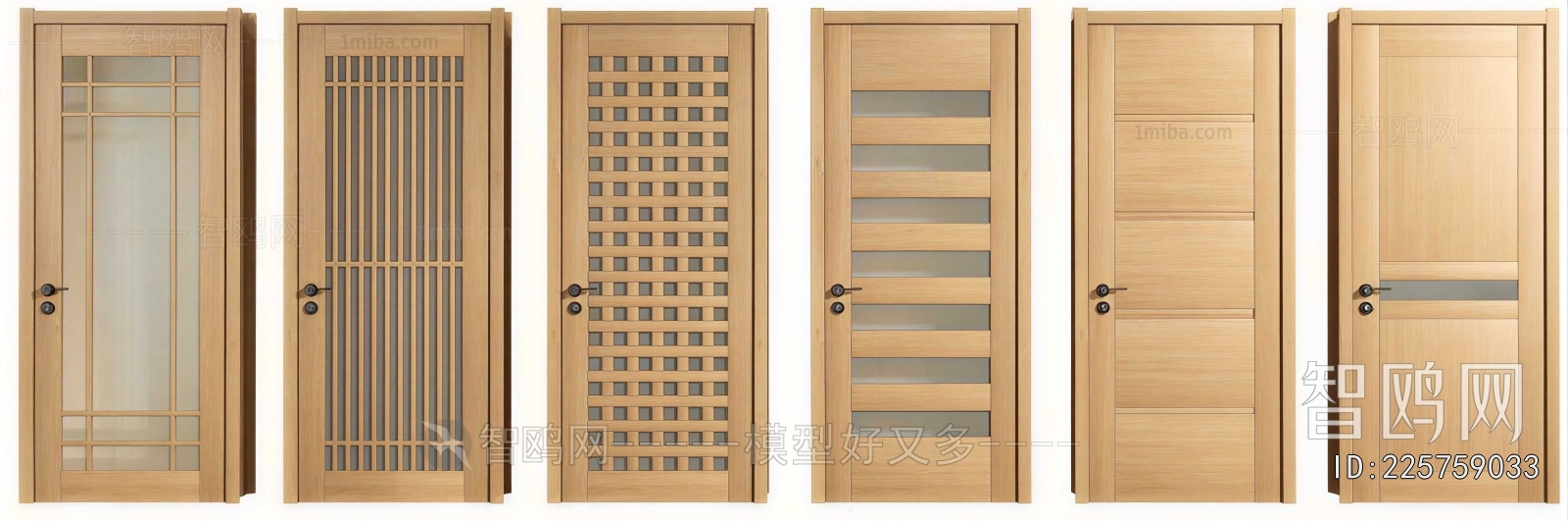 Modern Solid Wood Door