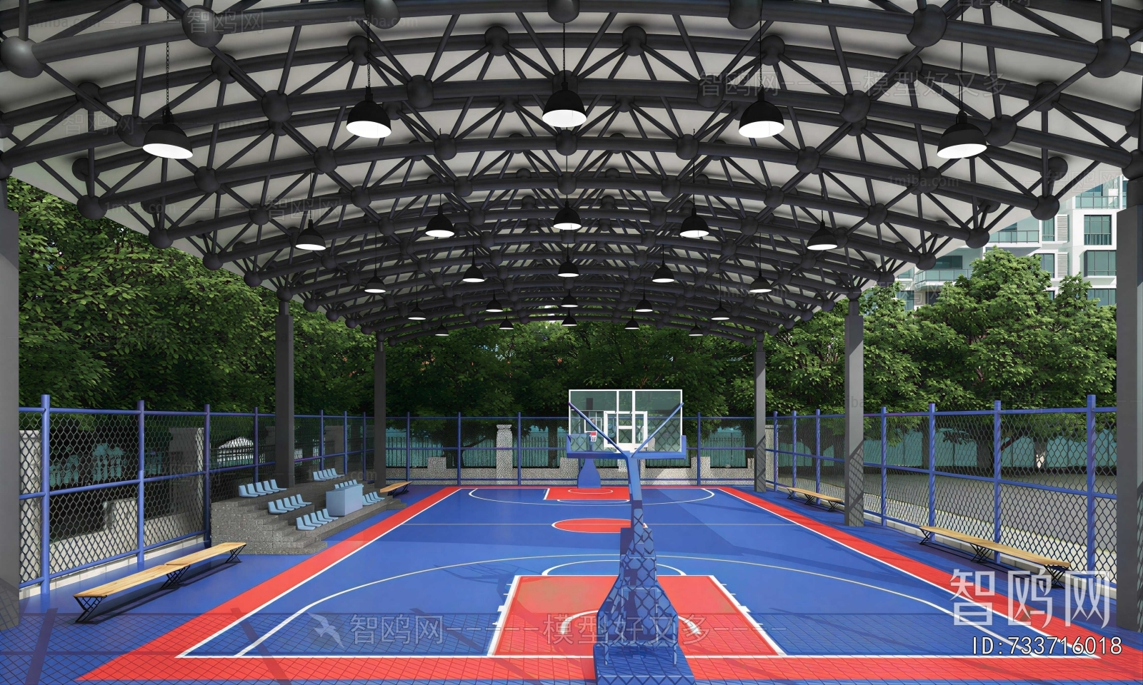 Modern Outdoor Sports Stadium