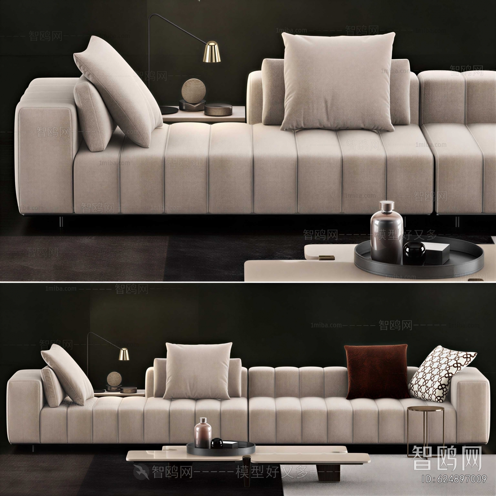 Modern Multi Person Sofa