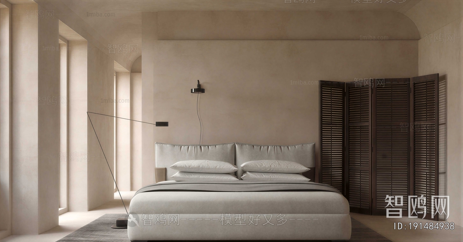 Wabi-sabi Style Bedroom