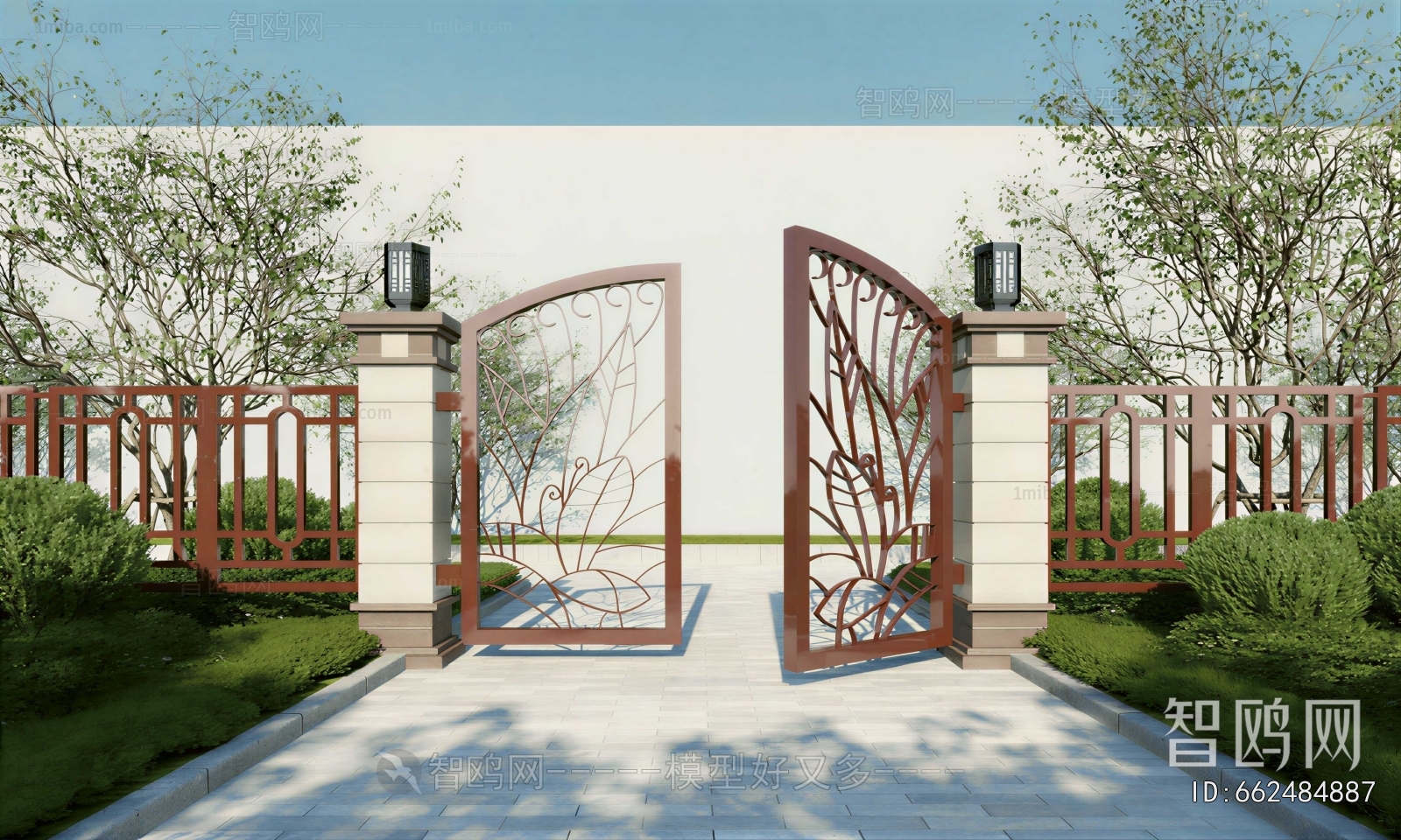 New Chinese Style Courtyard/landscape