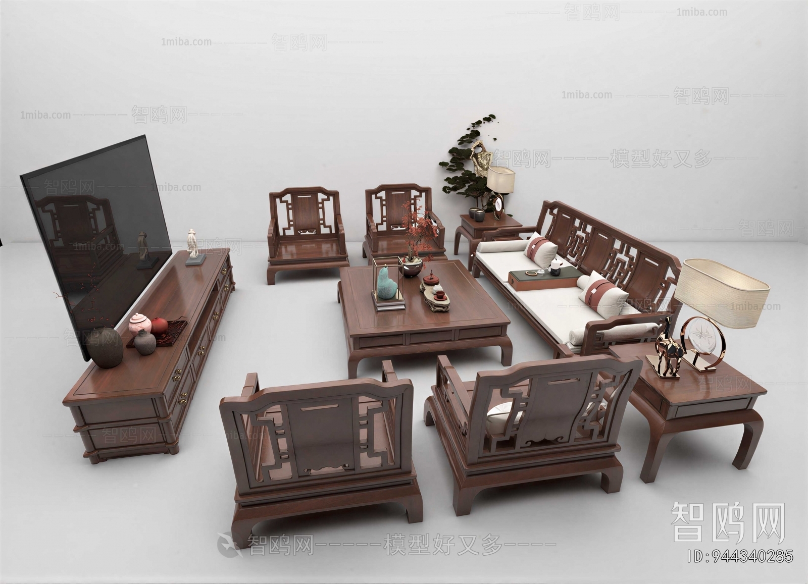 Chinese Style Sofa Combination