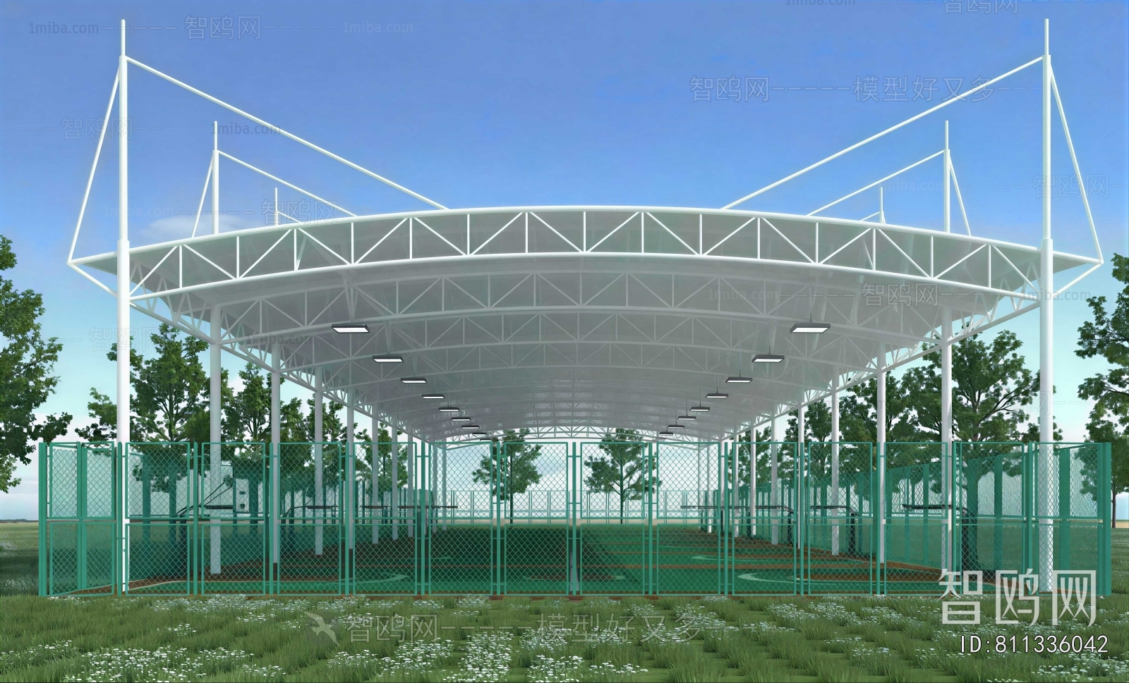 Modern Outdoor Sports Stadium