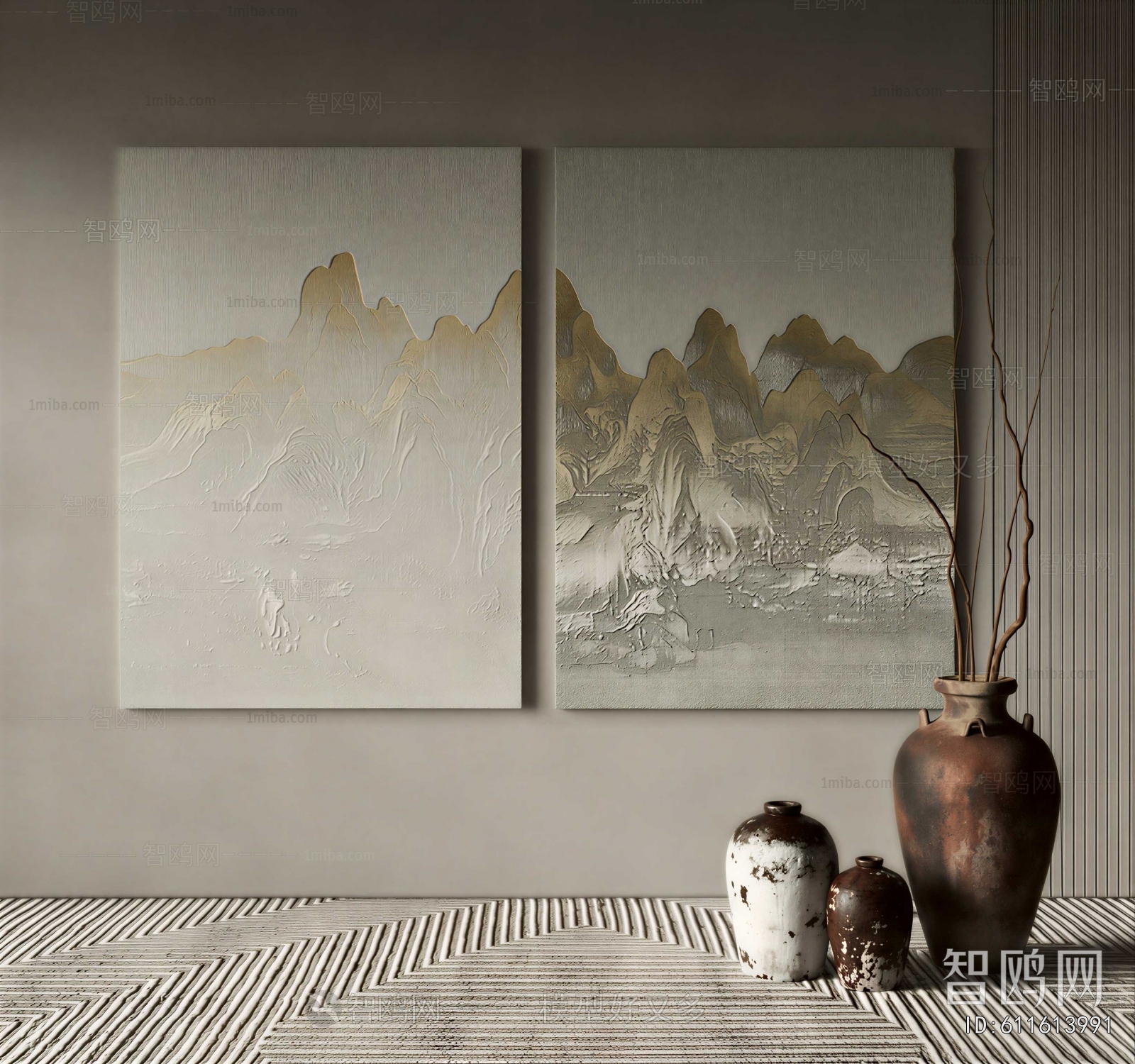 Wabi-sabi Style Painting