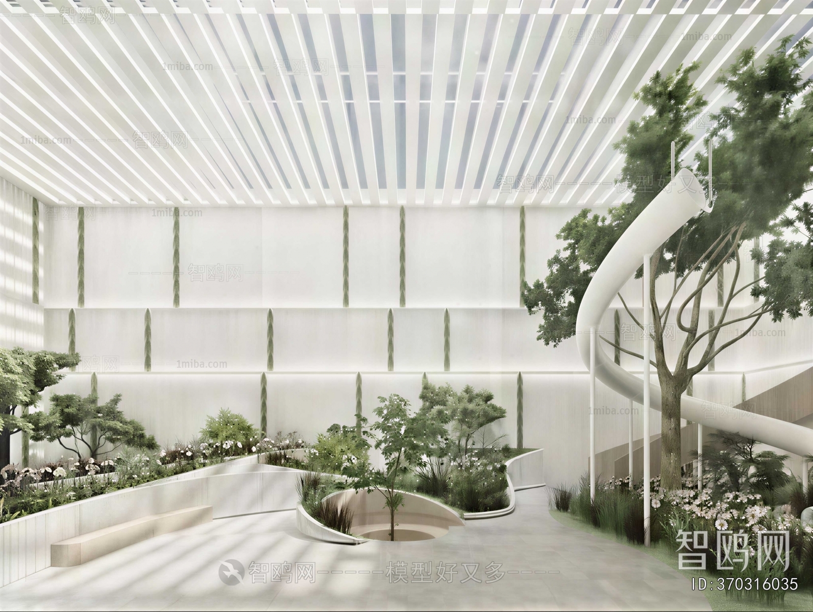 Modern Courtyard/landscape