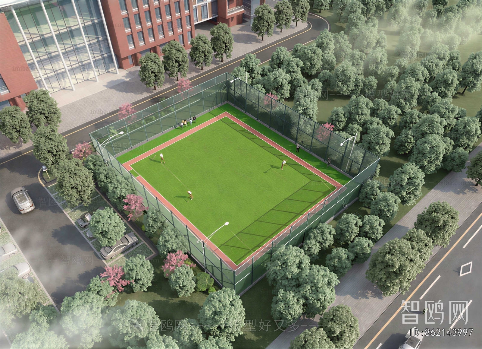 Modern Outdoor Sports Stadium