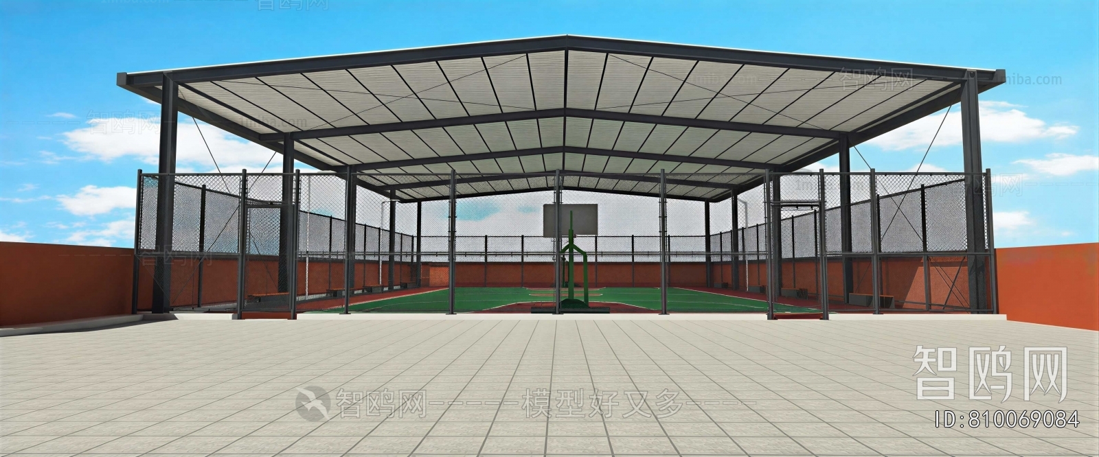 Modern Basketball Arena