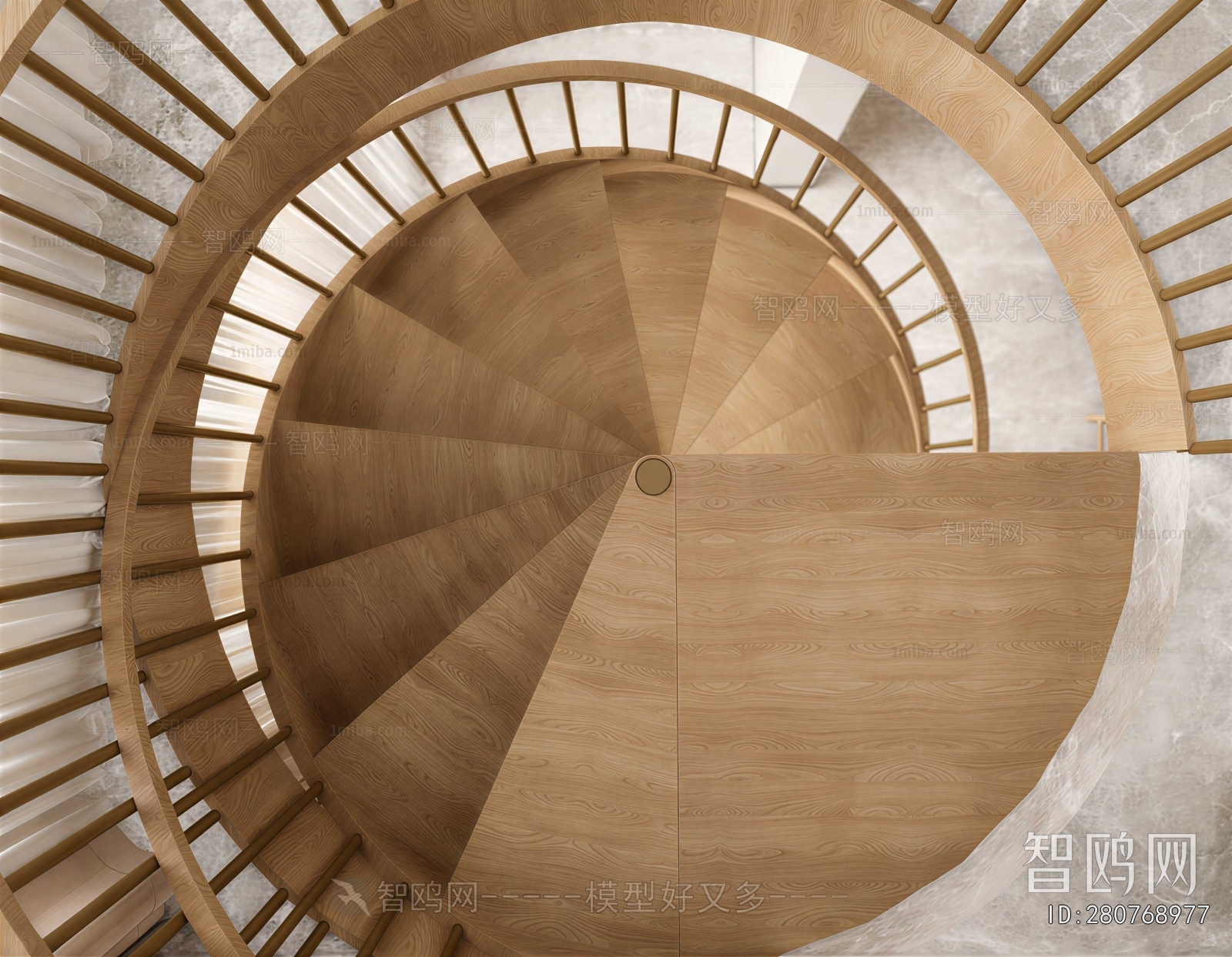 Modern Rotating Staircase