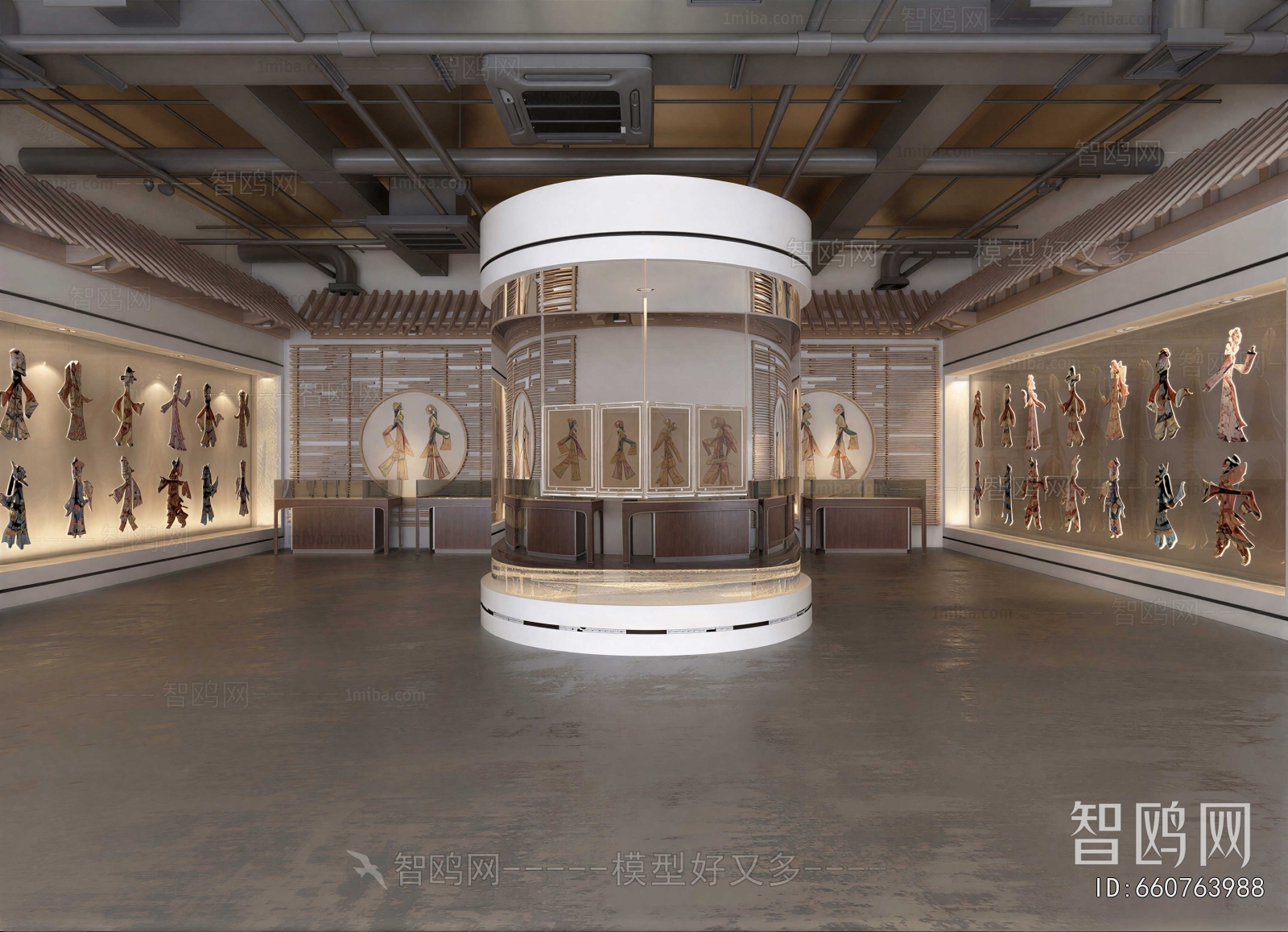 New Chinese Style Exhibition Hall