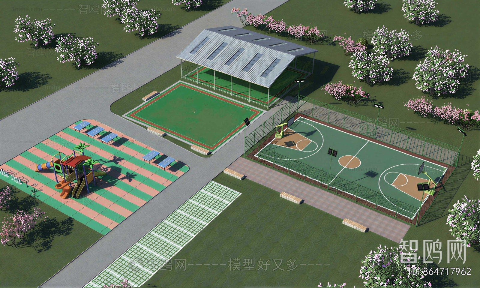Modern Outdoor Sports Stadium