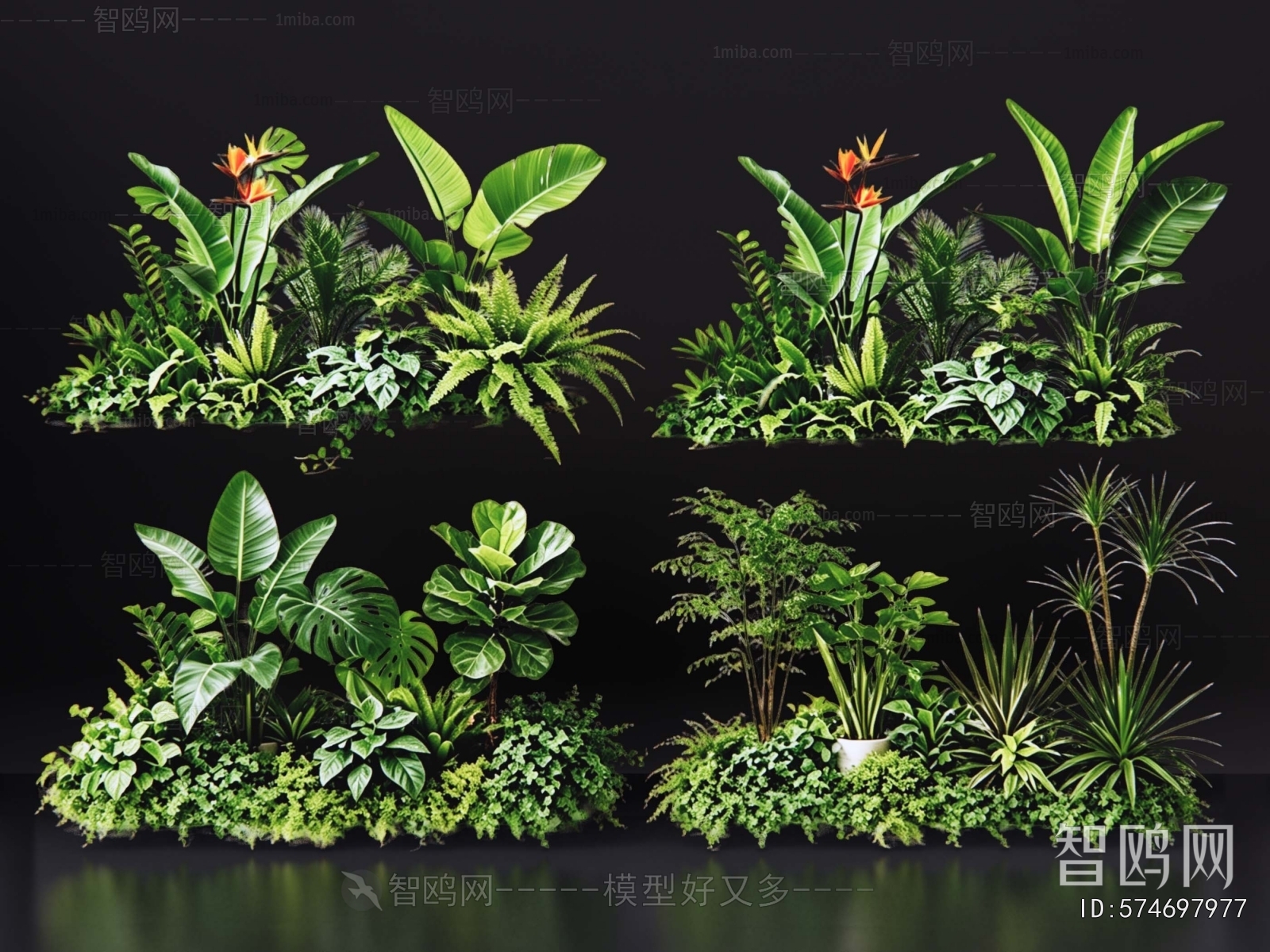 Modern Plant Pile