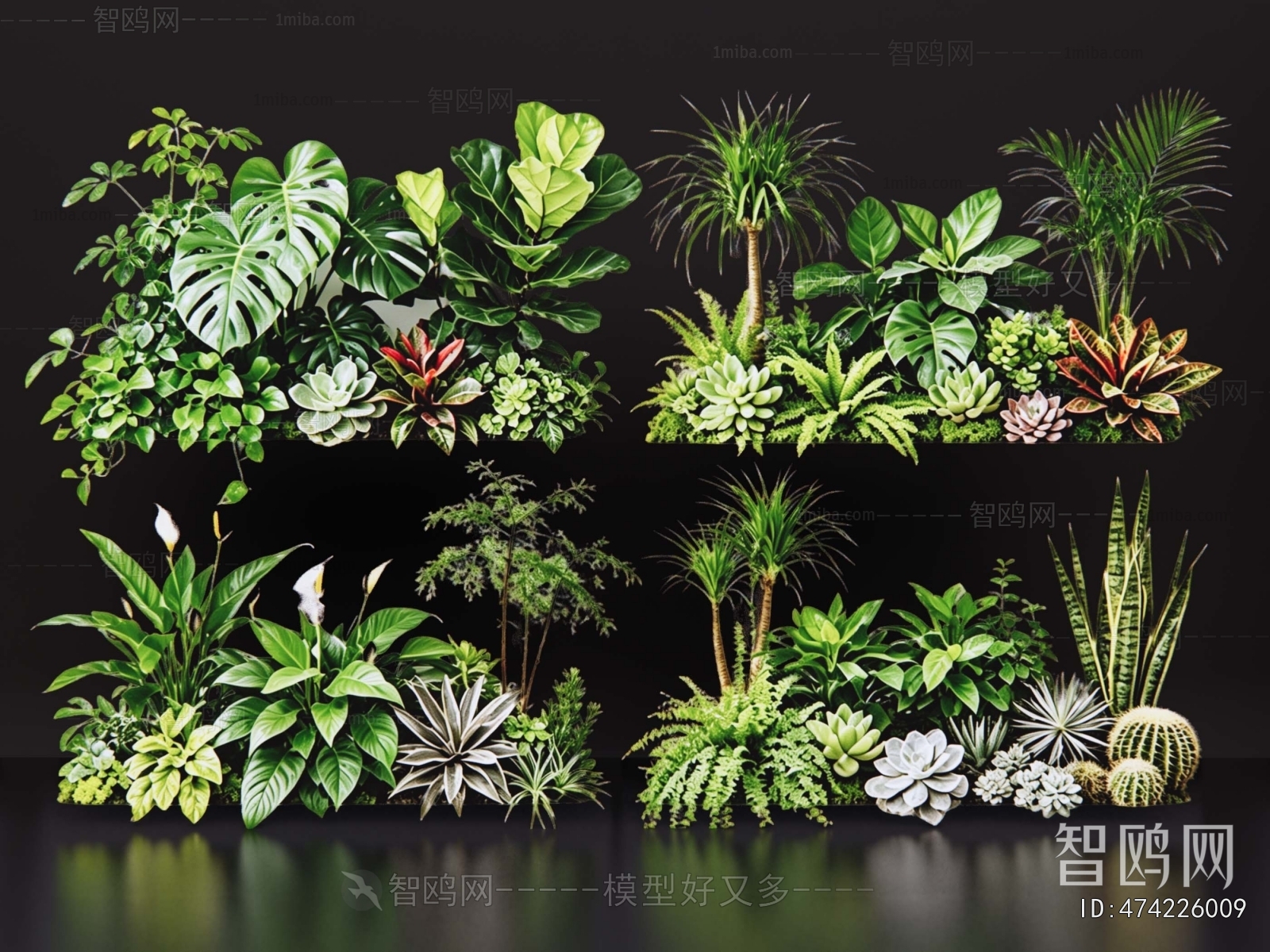 Modern Plant Pile