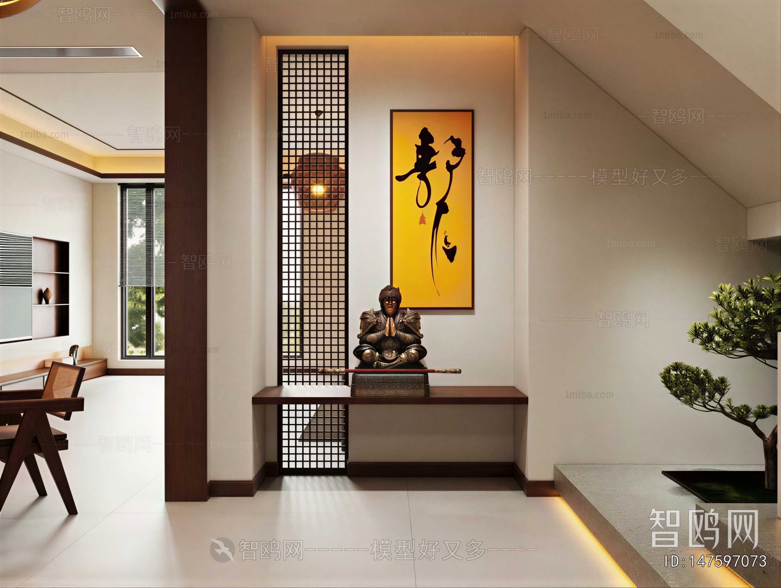New Chinese Style Hallway