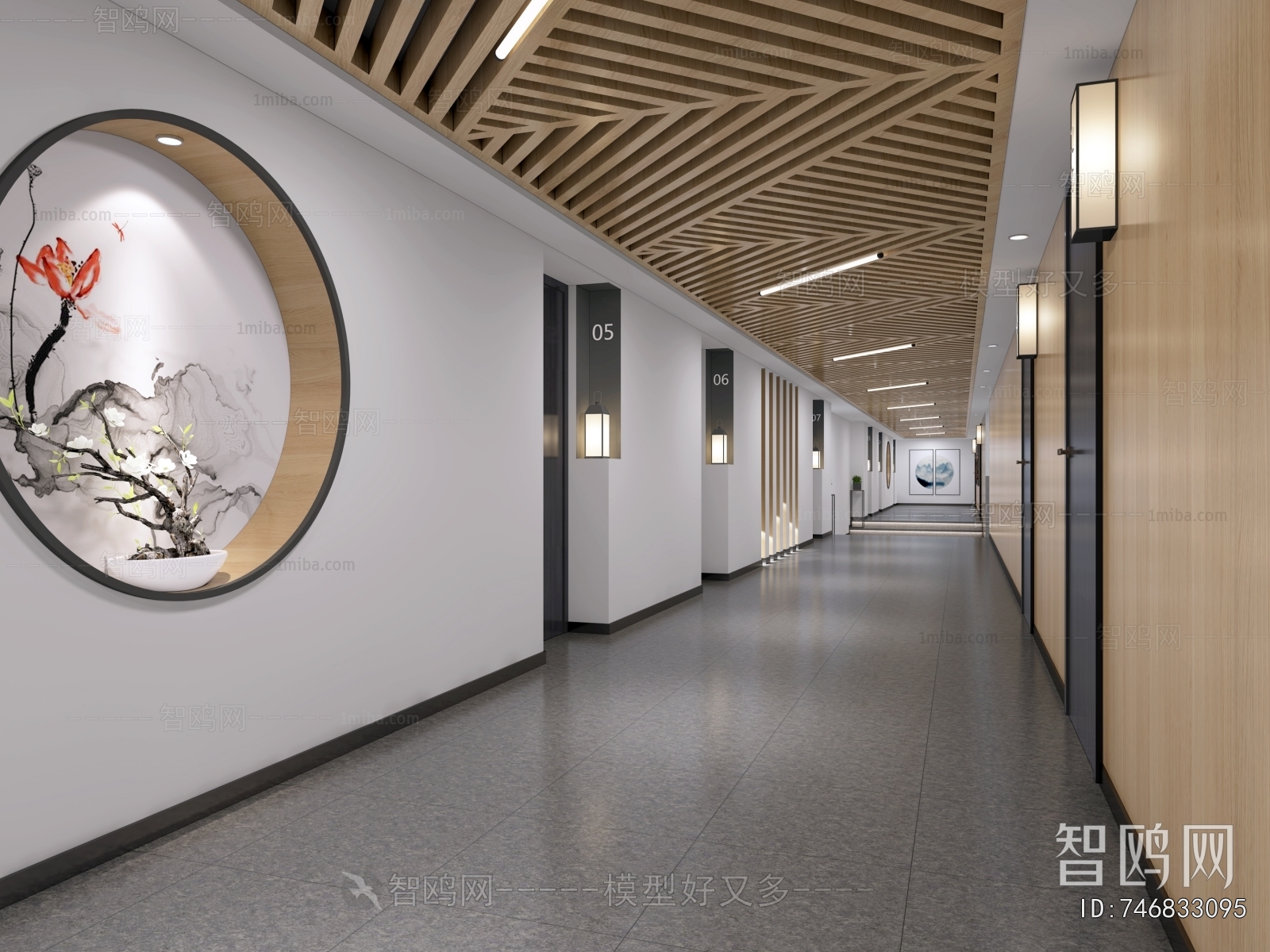 New Chinese Style Corridor