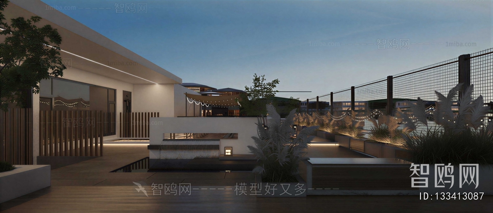 Modern Courtyard/landscape