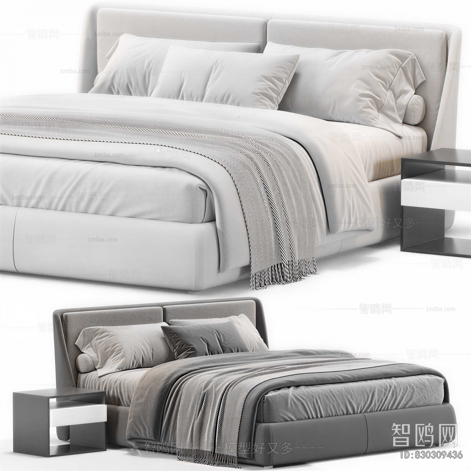 Modern Double Bed