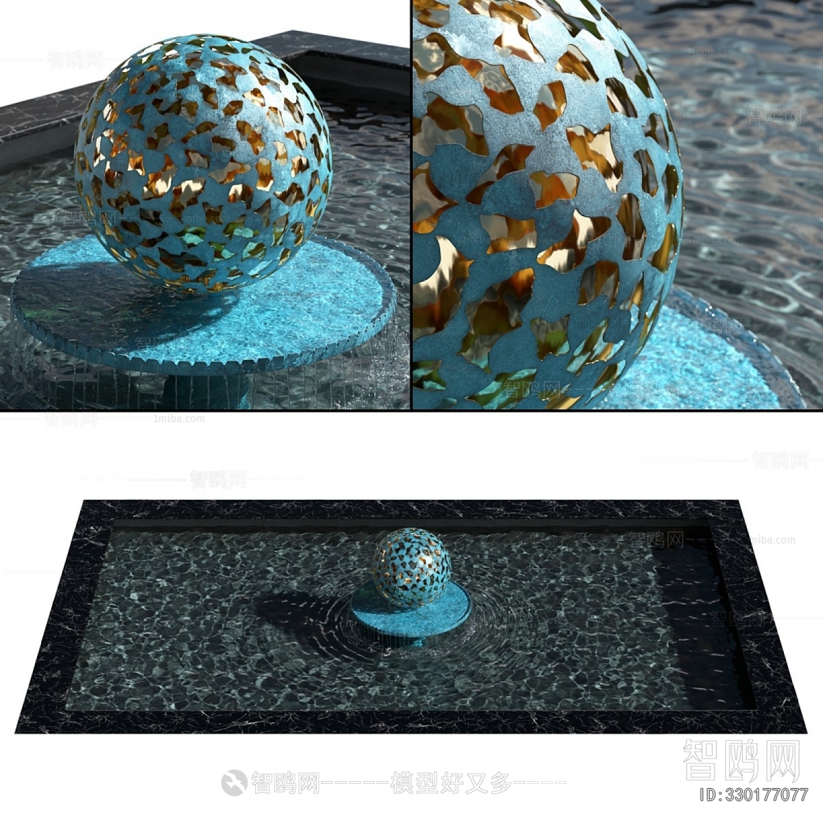 Modern Rockery Waterscape
