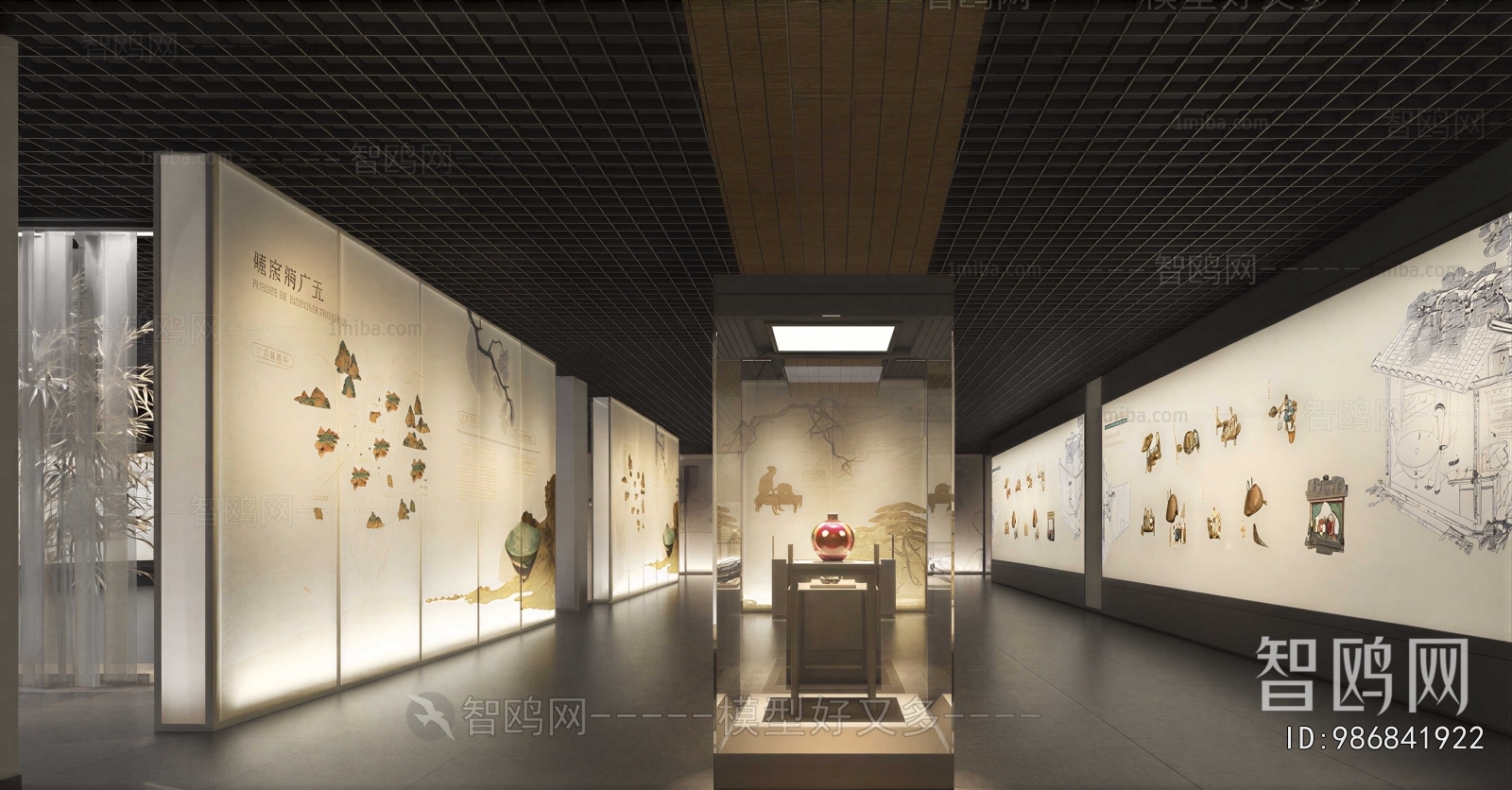 New Chinese Style Exhibition Hall