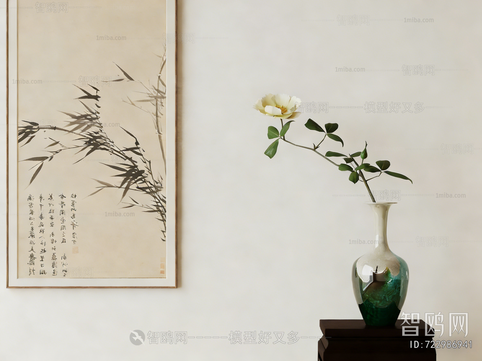 New Chinese Style Flower Arrangement