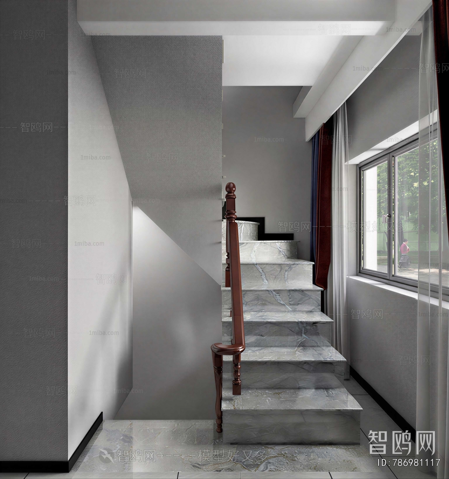 Modern Office Stairwell