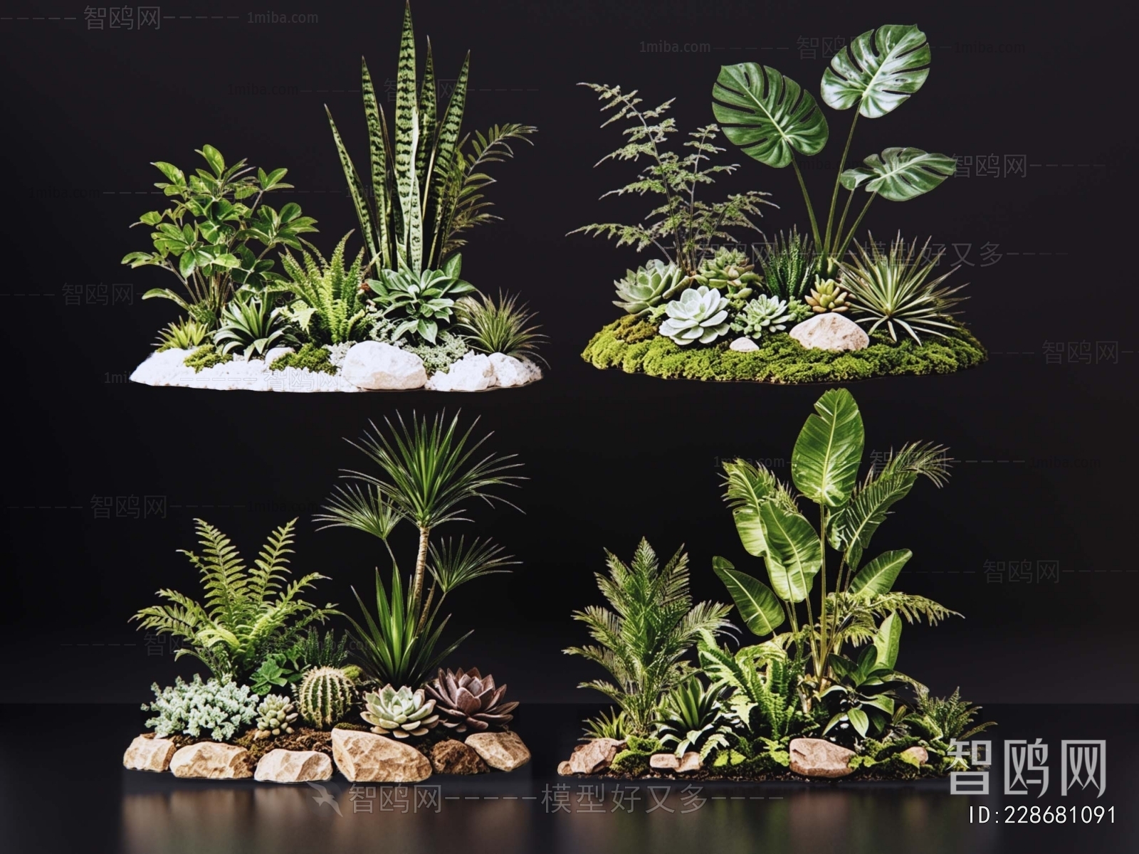 Modern Plant Pile