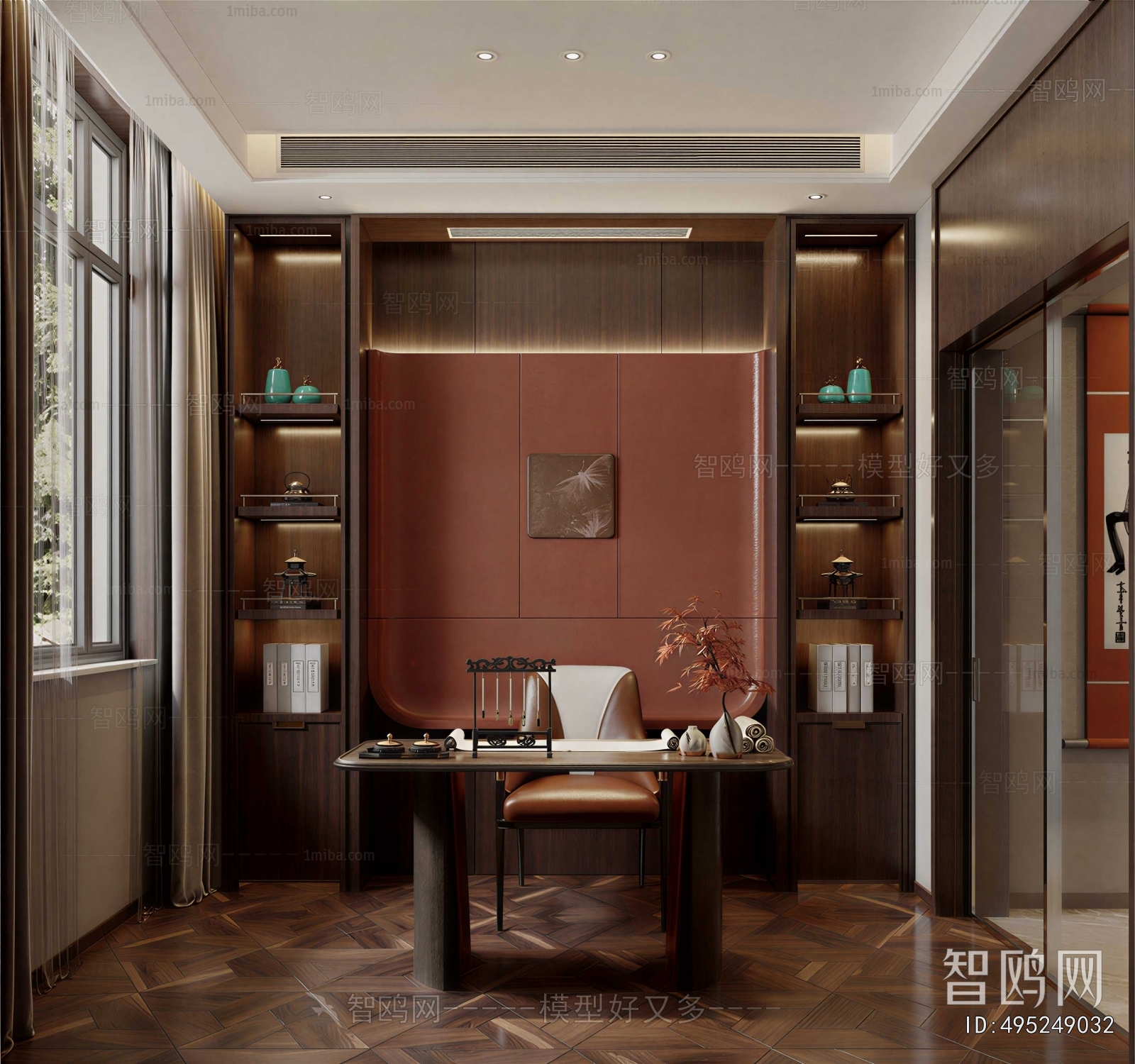 New Chinese Style Study Space