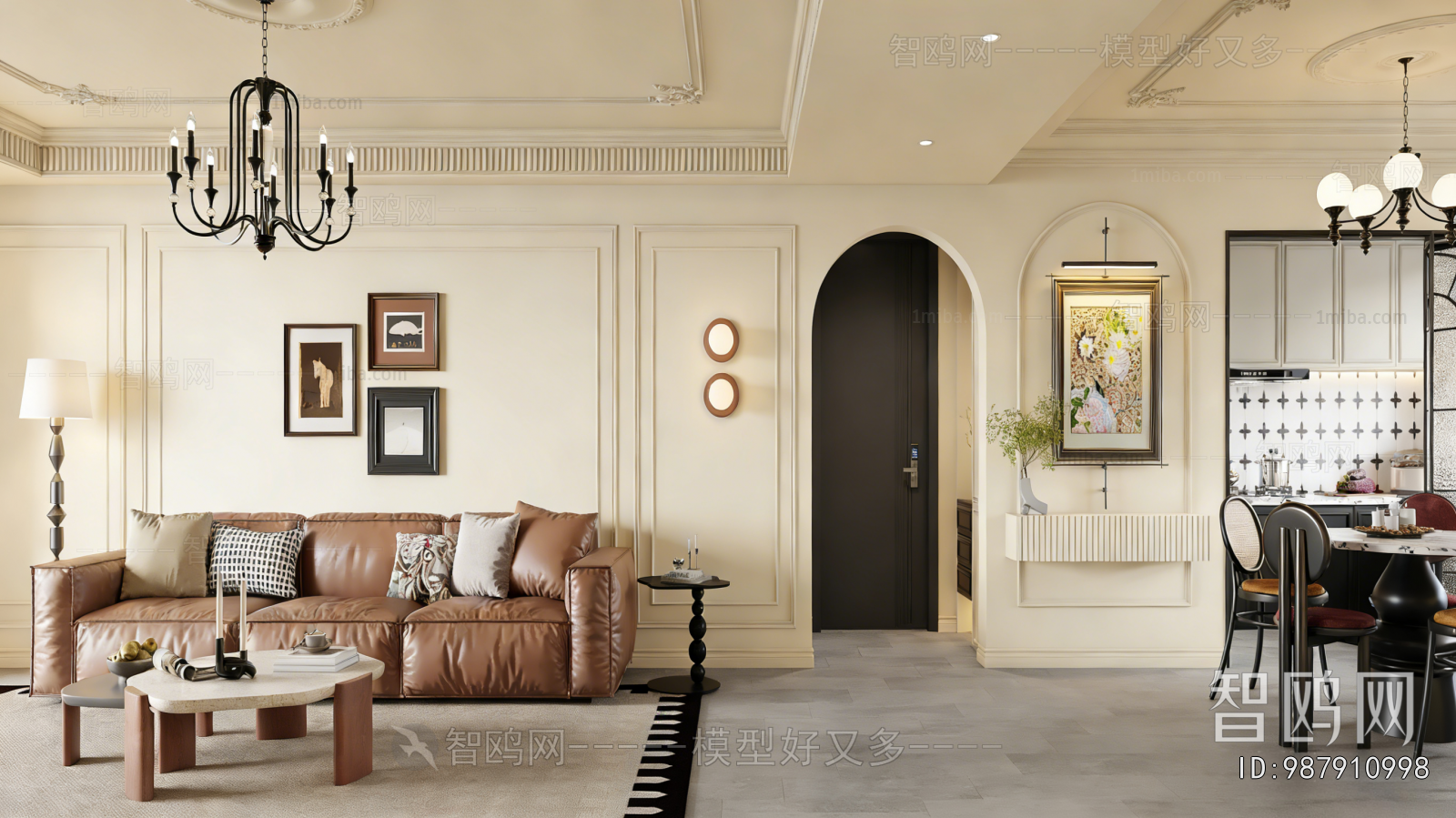 French Style A Living Room