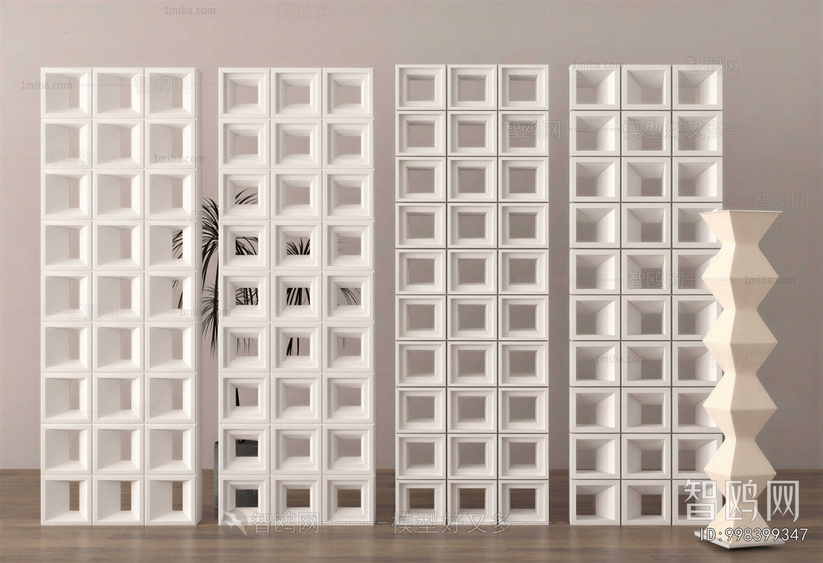 Modern Cement Brick Screen Partition