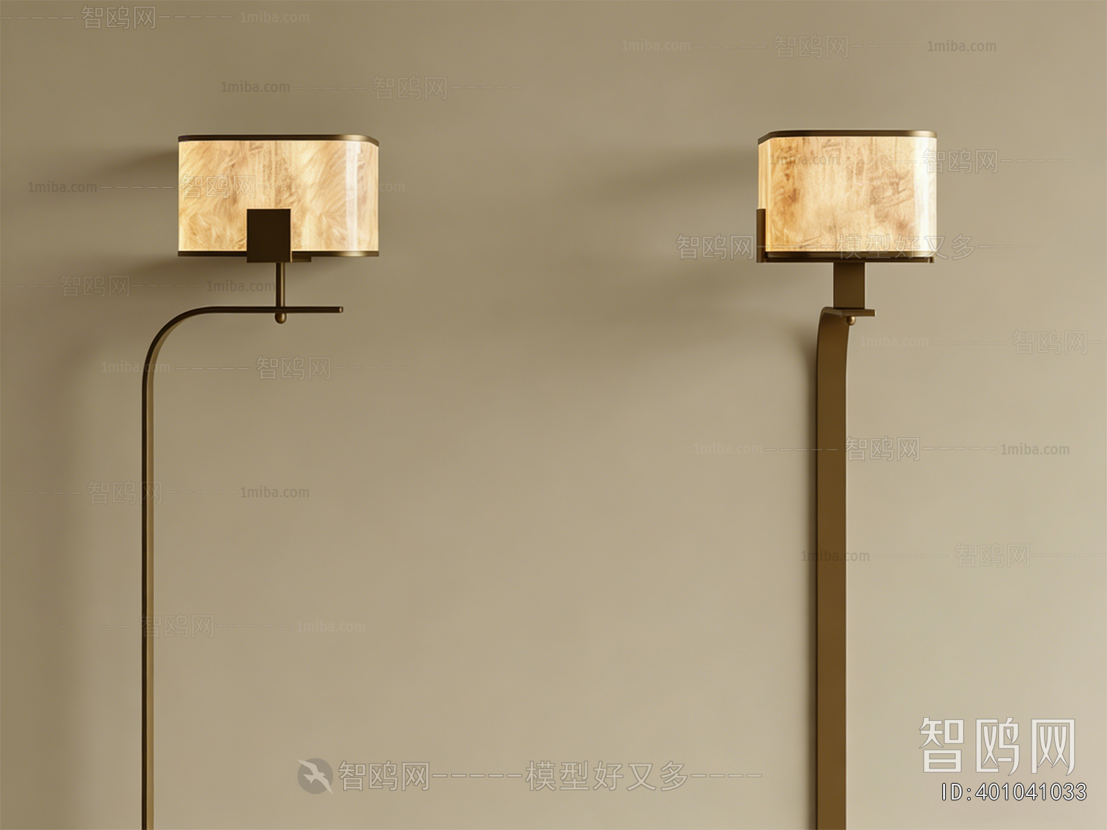 New Chinese Style Floor Lamp